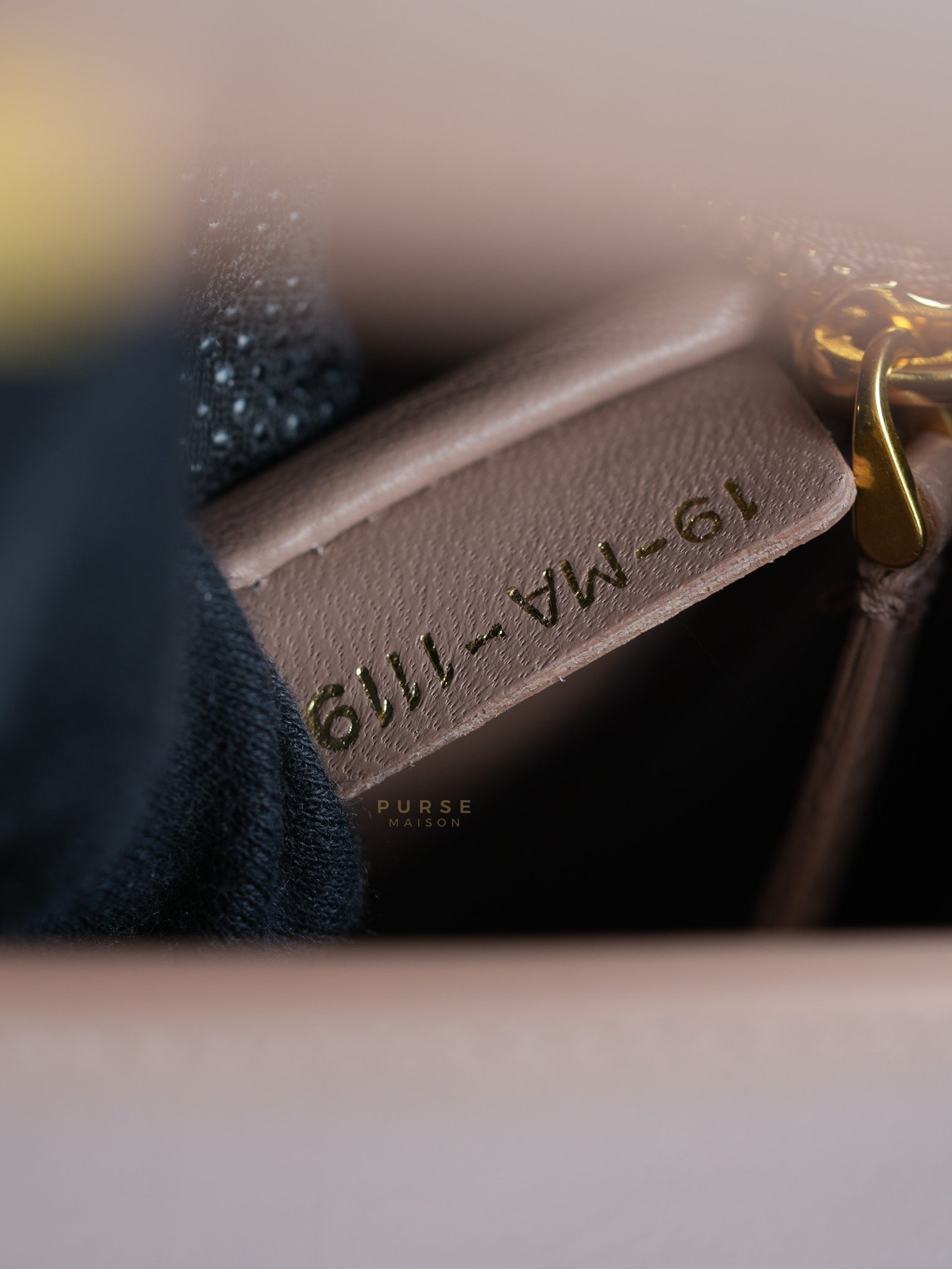 Dior 30 Montiage Flap in Beige Crinkled Leather | Purse Maison Luxury Bags Shop