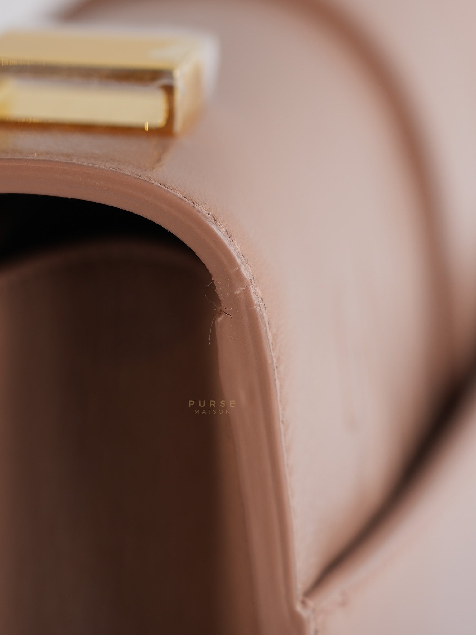 Dior 30 Montiage Flap in Beige Crinkled Leather | Purse Maison Luxury Bags Shop