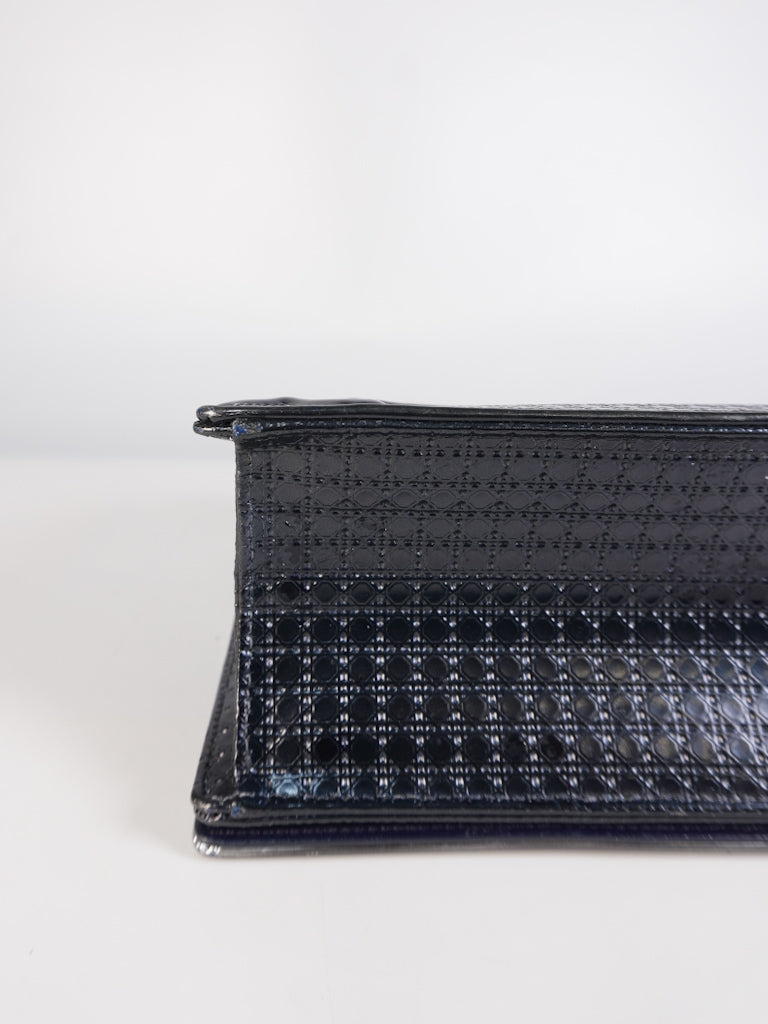 Diorama Silver and Black Crossbody Bag | Purse Maison Luxury Bags Shop