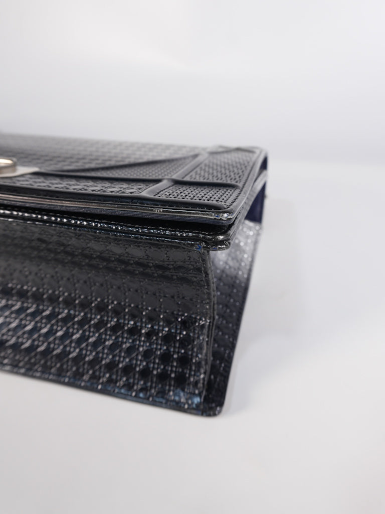 Diorama Silver and Black Crossbody Bag | Purse Maison Luxury Bags Shop