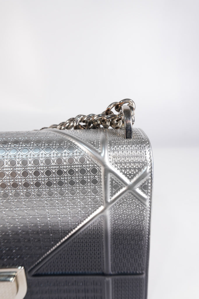 Diorama Silver and Black Crossbody Bag | Purse Maison Luxury Bags Shop