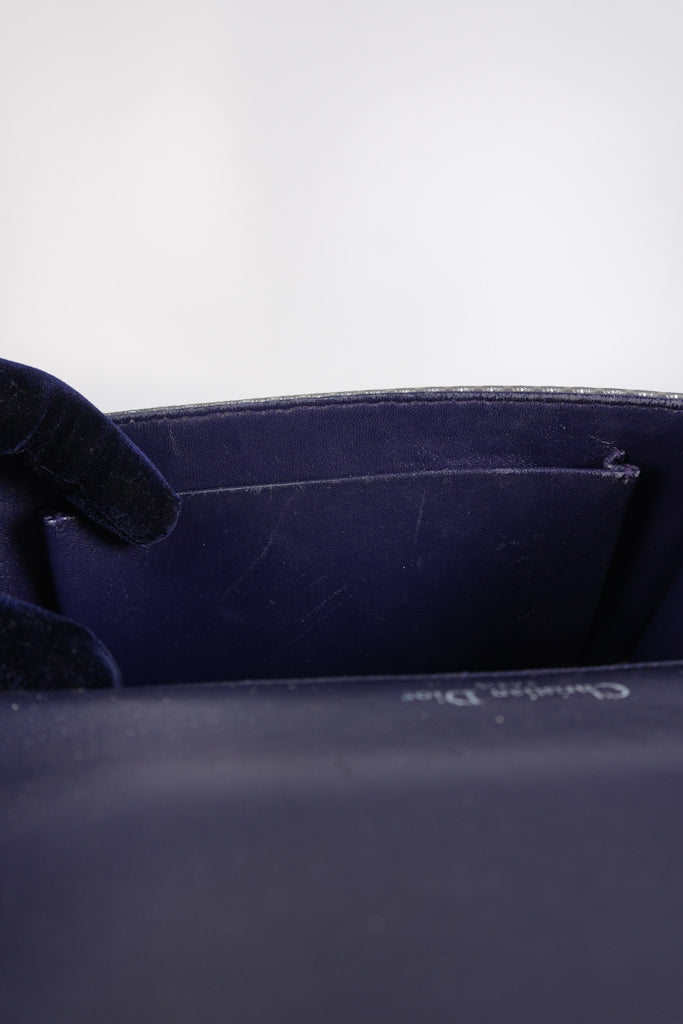 Diorama Silver and Black Crossbody Bag | Purse Maison Luxury Bags Shop