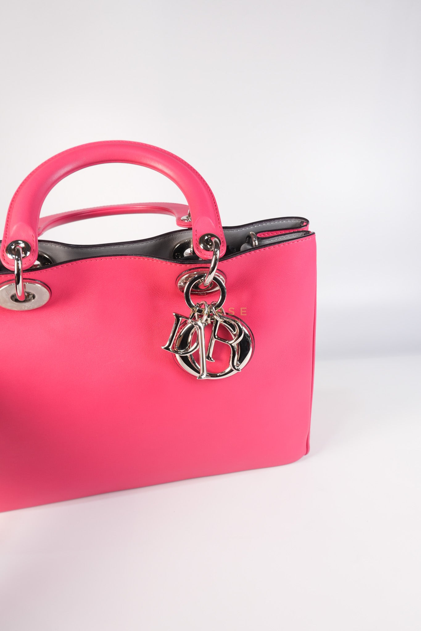 Diorissimo Medium in Pink Calfskin Leather Shoulder Bag | Purse Maison Luxury Bags Shop
