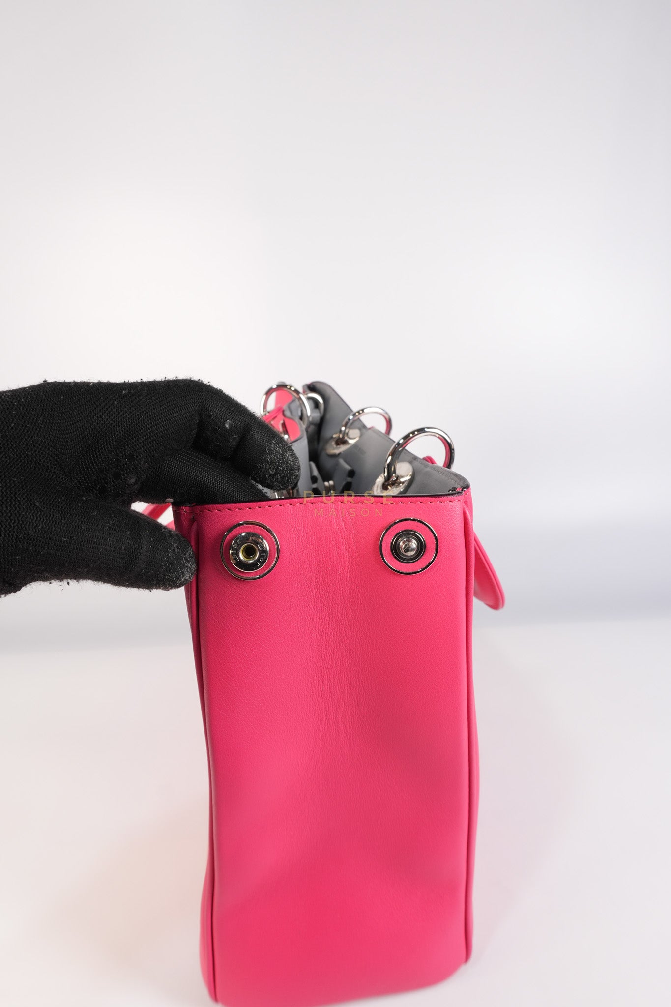 Diorissimo Medium in Pink Calfskin Leather Shoulder Bag | Purse Maison Luxury Bags Shop