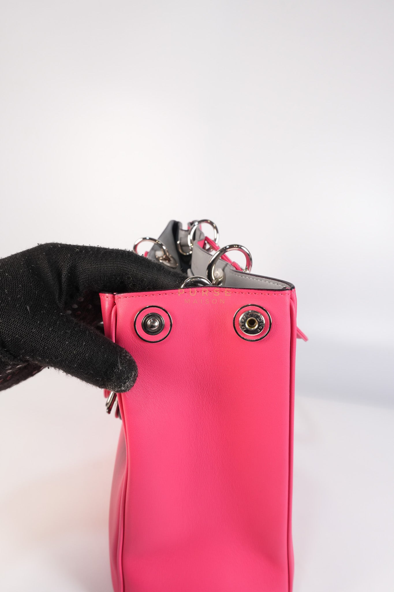 Diorissimo Medium in Pink Calfskin Leather Shoulder Bag | Purse Maison Luxury Bags Shop