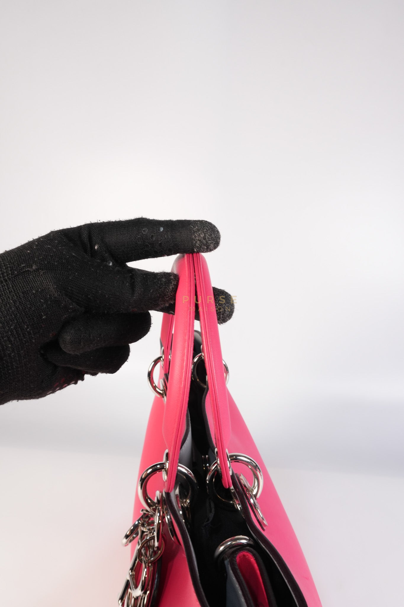 Diorissimo Medium in Pink Calfskin Leather Shoulder Bag | Purse Maison Luxury Bags Shop