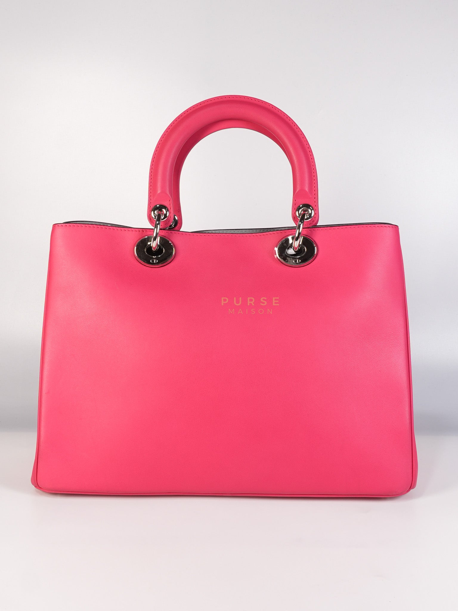 Diorissimo Medium in Pink Calfskin Leather Shoulder Bag | Purse Maison Luxury Bags Shop