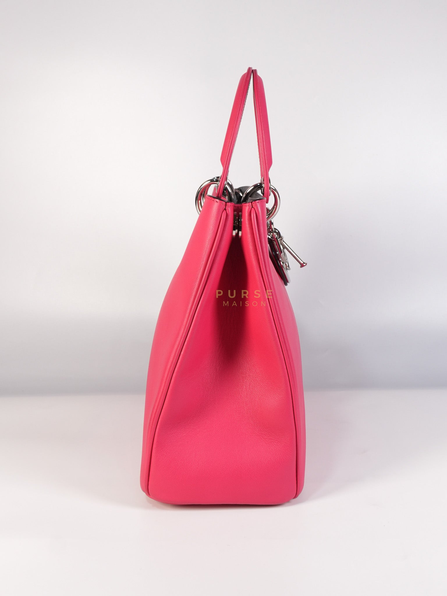 Diorissimo Medium in Pink Calfskin Leather Shoulder Bag | Purse Maison Luxury Bags Shop