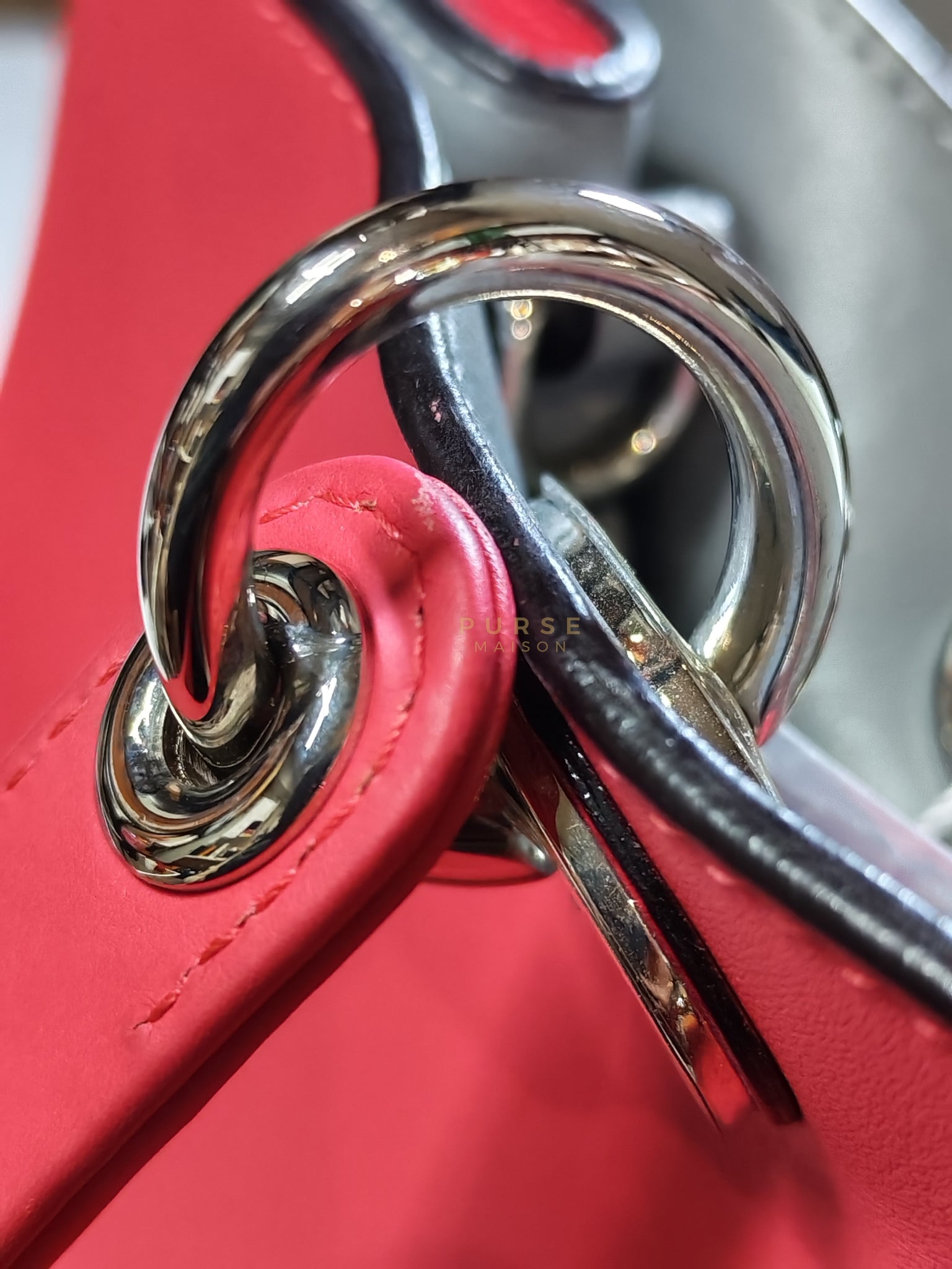 Diorissimo Medium in Pink Calfskin Leather Shoulder Bag | Purse Maison Luxury Bags Shop