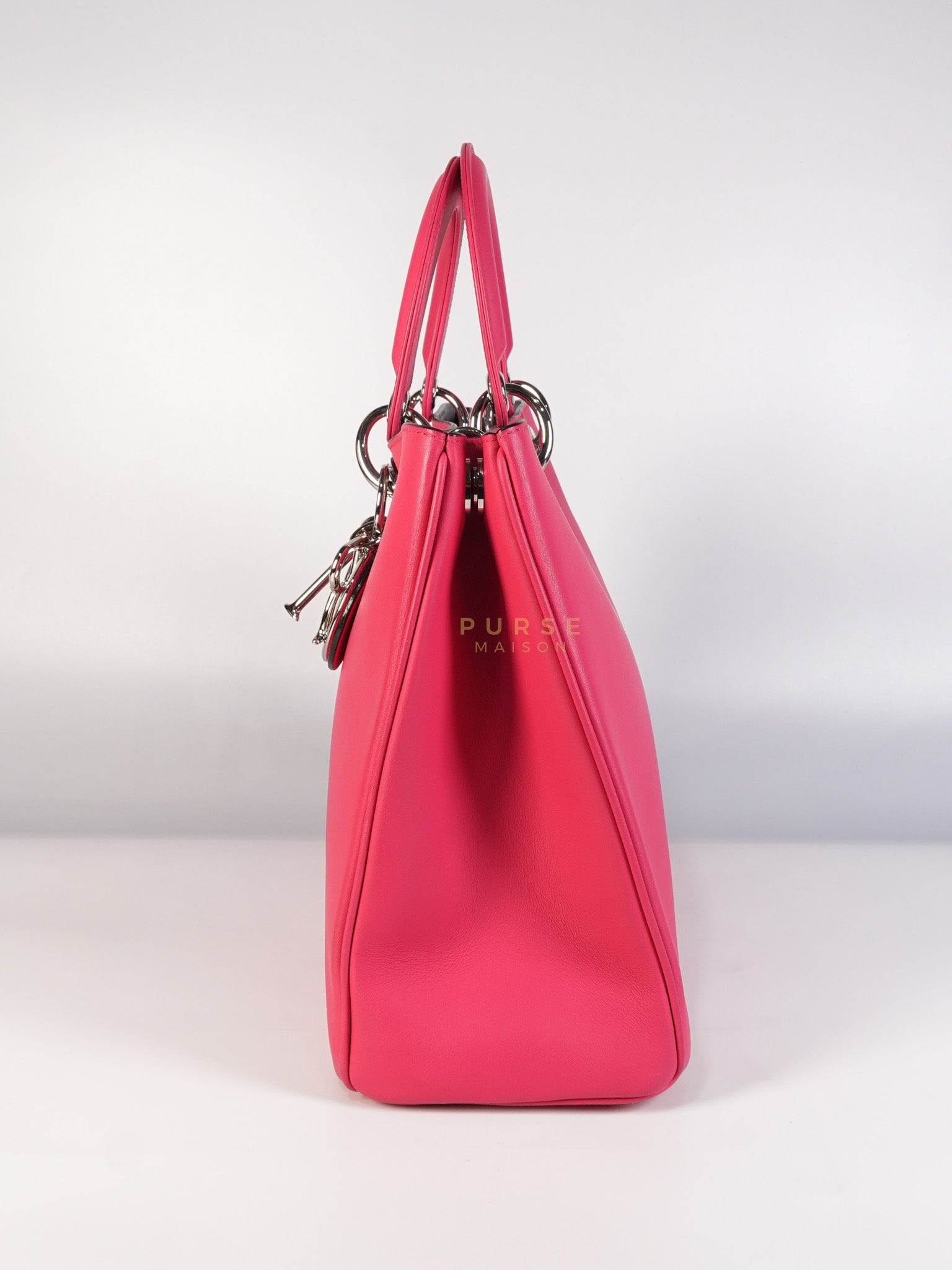 Diorissimo Medium in Pink Calfskin Leather Shoulder Bag | Purse Maison Luxury Bags Shop
