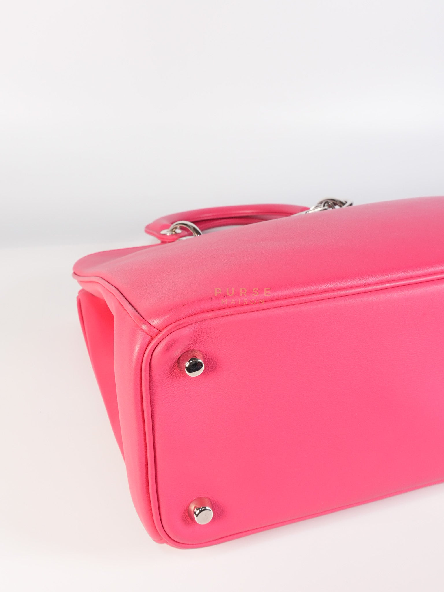 Diorissimo Medium in Pink Calfskin Leather Shoulder Bag | Purse Maison Luxury Bags Shop