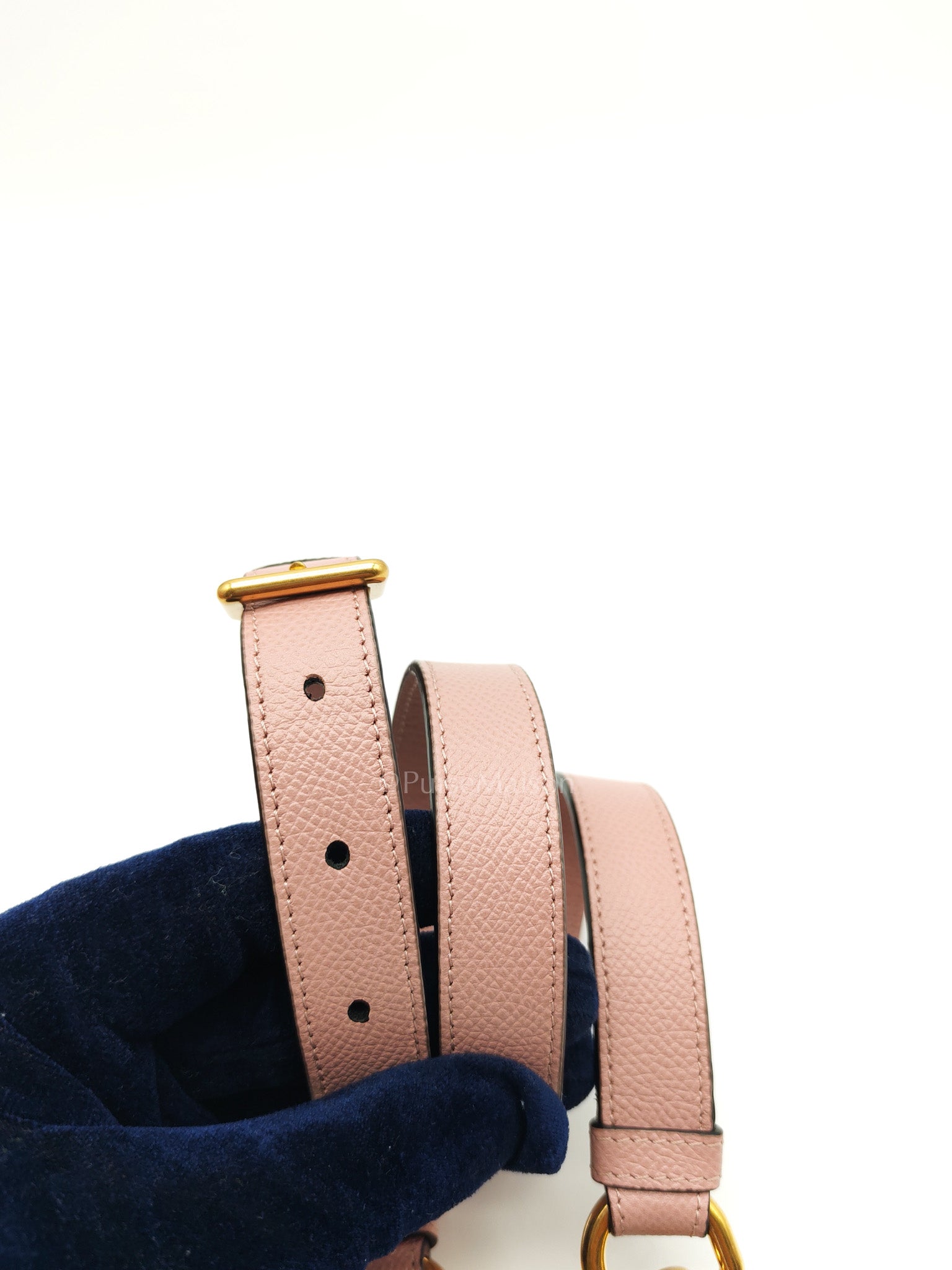 Dior Saddle Bag in Blush Pink Grained Calfskin Leather Shoulder Bag