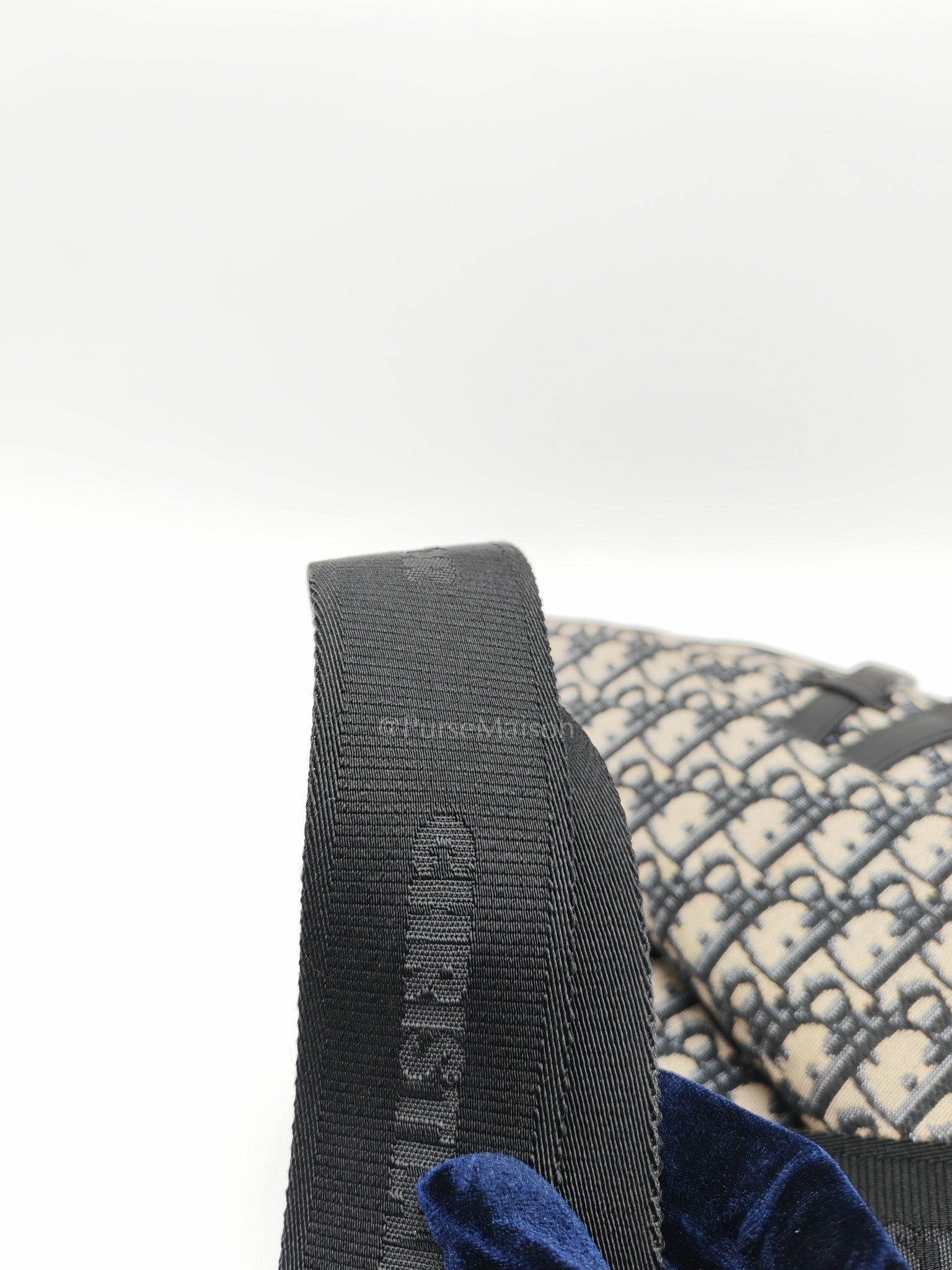 Saddle Chest Bag in Oblique Jacquard Canvas