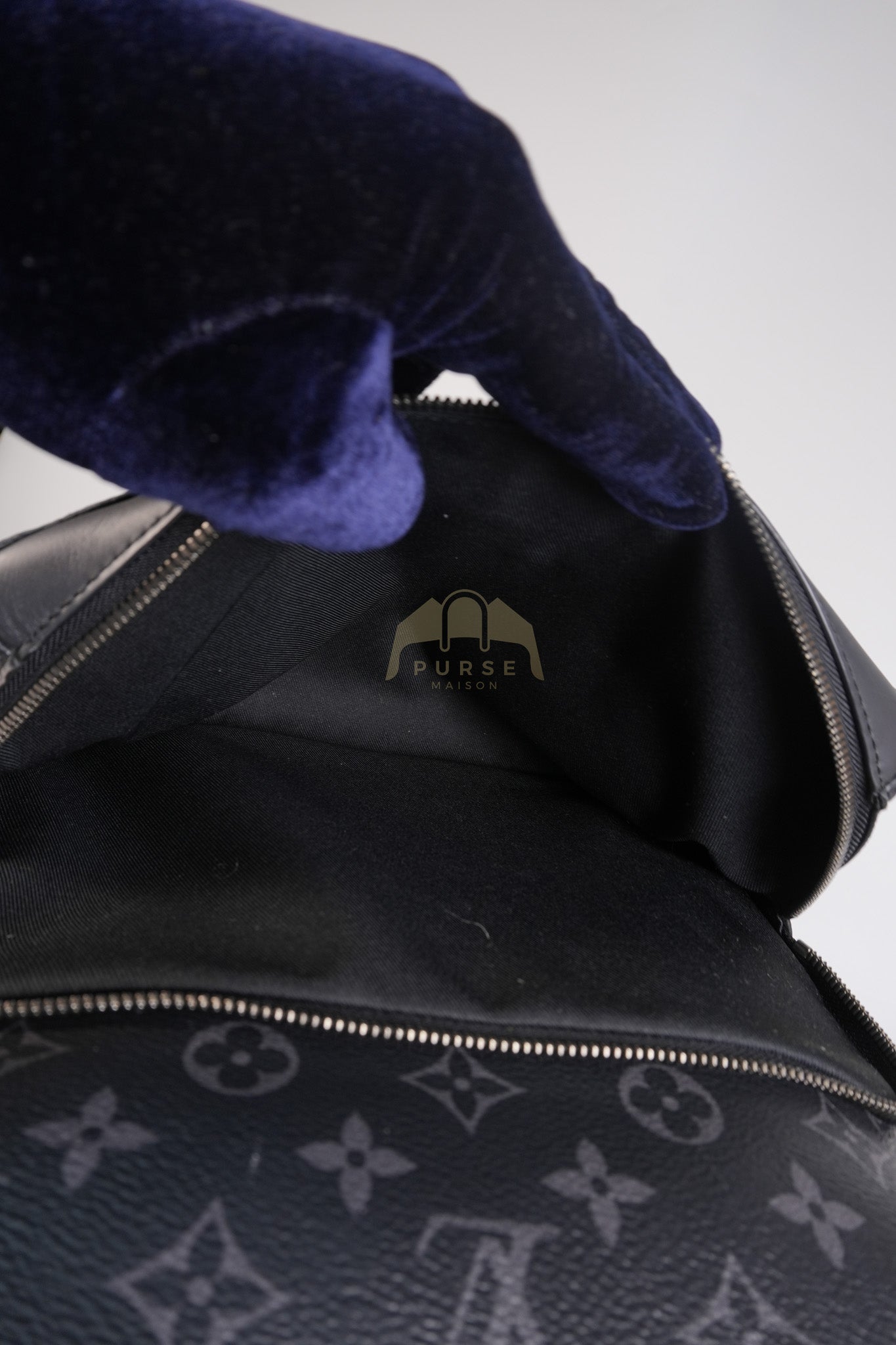 Discovery Backpack PM in Black Monogram Eclipse Canvas (Date code: FL0210) | Purse Maison Luxury Bags Shop