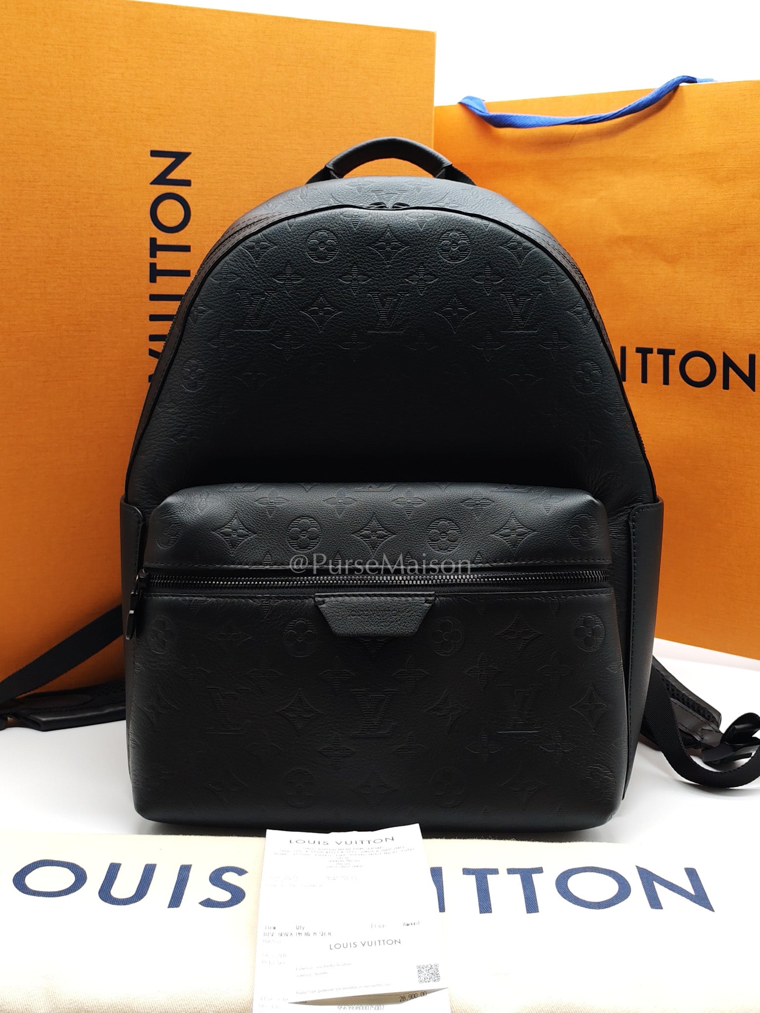 Discovery Backpack PM in Monogram Shadow Leather (Microchip) | Purse Maison Luxury Bags Shop