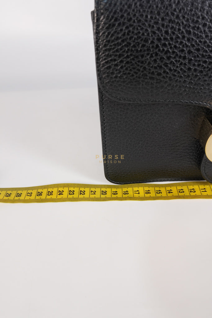 Dollar Calfskin Small Interlocking GG Shoulder Bag Gold Hardware | Purse Maison Luxury Bags Shop