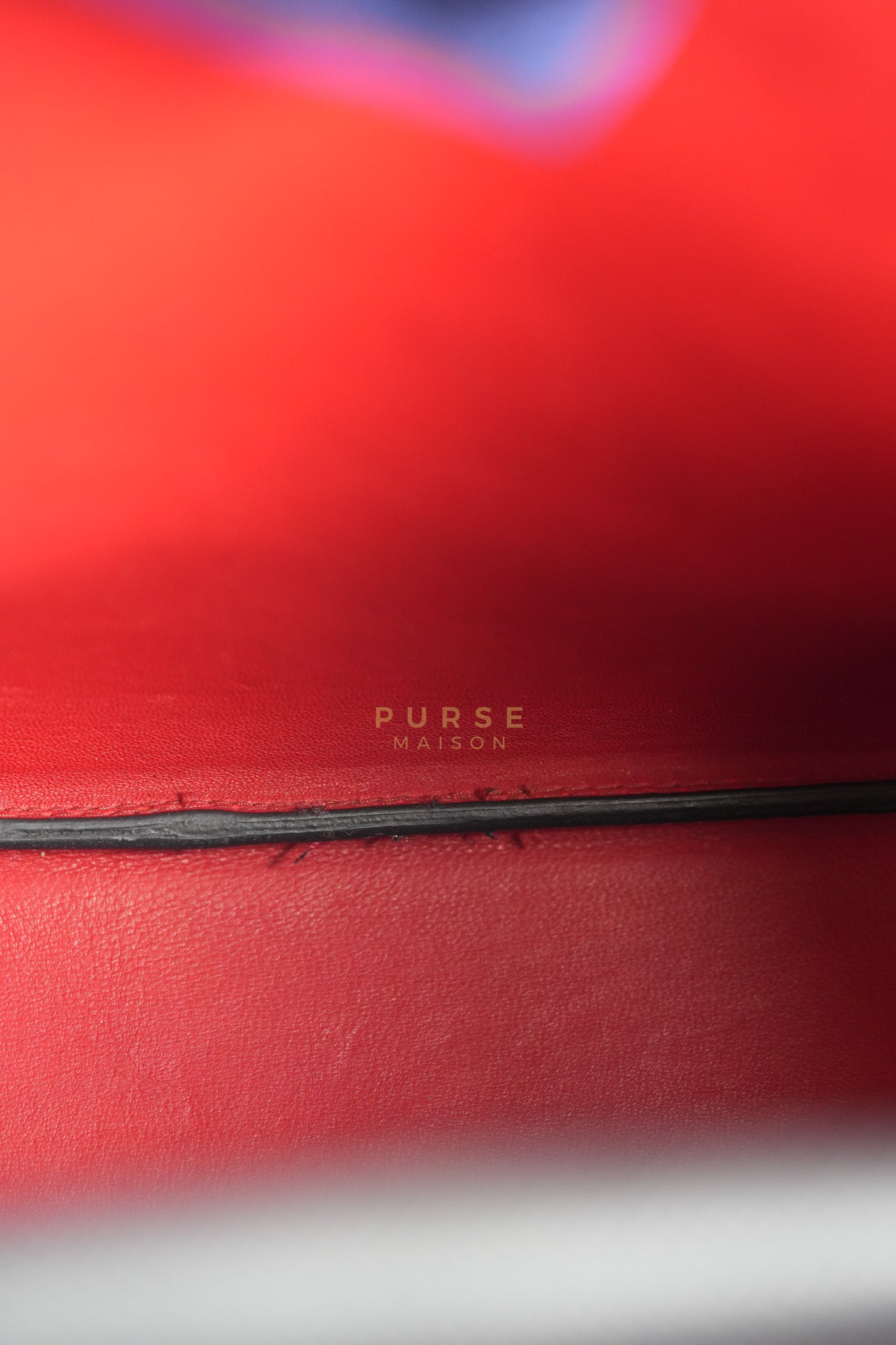 Double Bag Large in Black/Nero Saffiano Cuir Leather Silver Hardware | Purse Maison Luxury Bags Shop