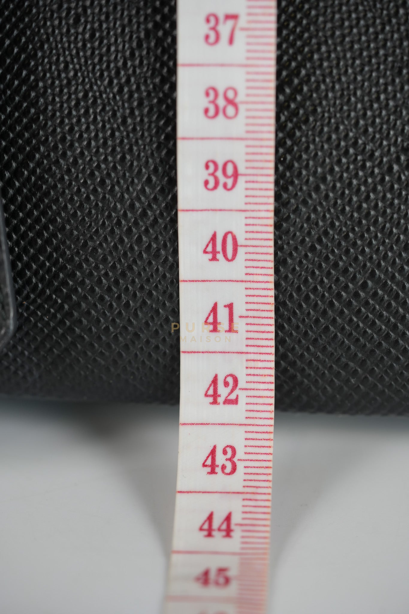 Double Bag Large in Black/Nero Saffiano Cuir Leather Silver Hardware | Purse Maison Luxury Bags Shop