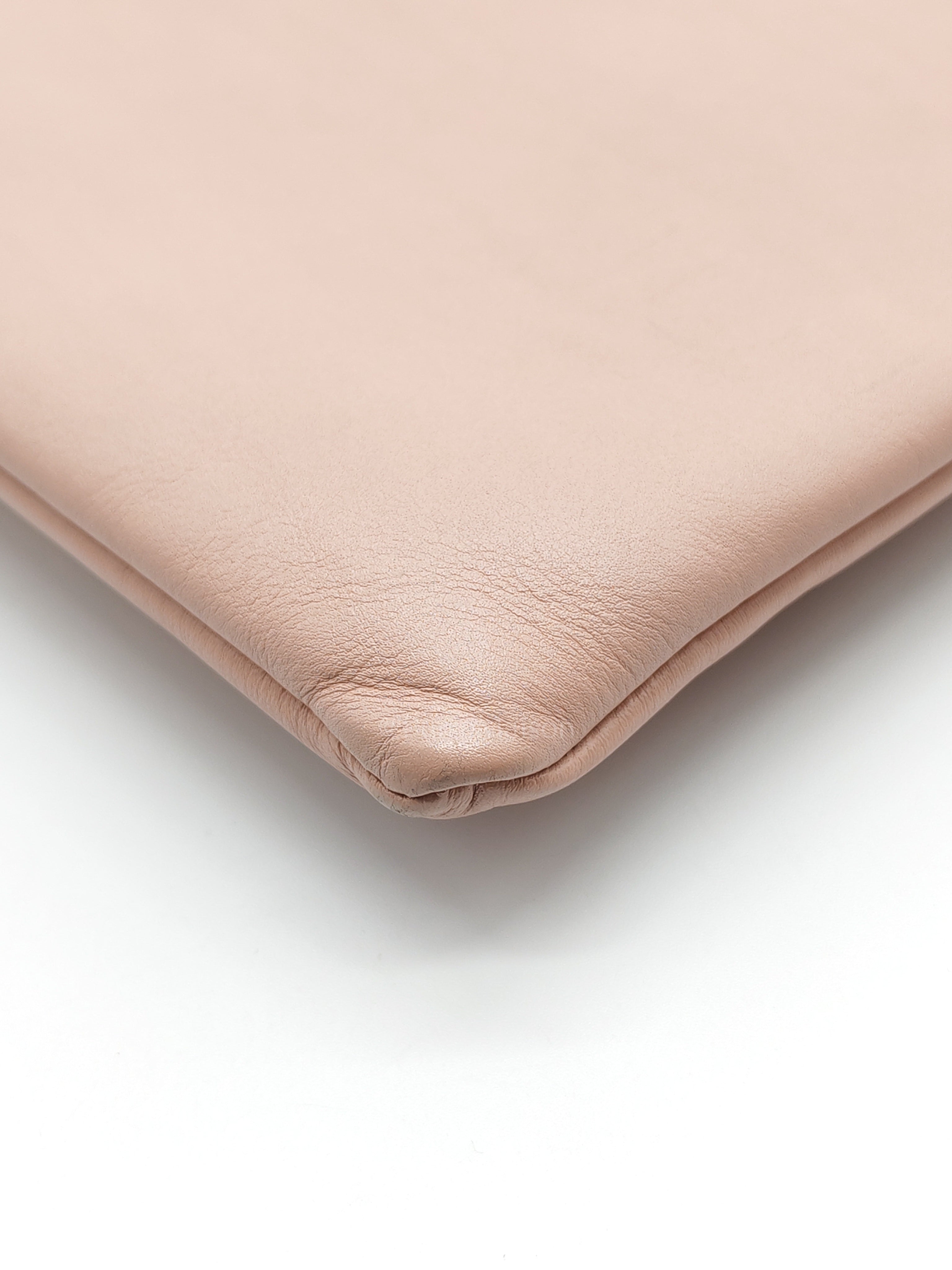 Double Pouch Shoulder Bag in Blush Pink Marmont Matellase Leather & Gold Hardware | Purse Maison Luxury Bags Shop