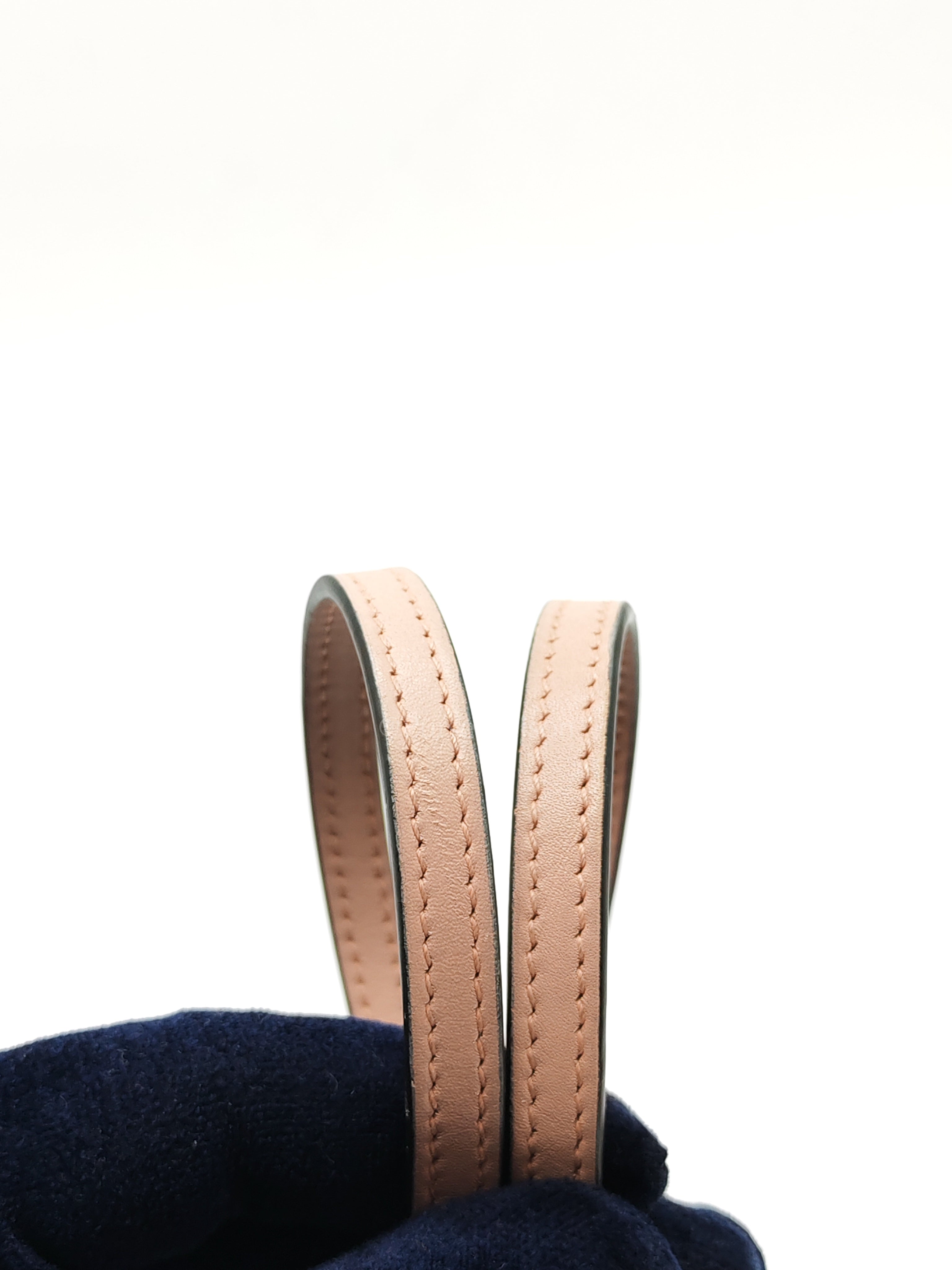 Double Pouch Shoulder Bag in Blush Pink Marmont Matellase Leather & Gold Hardware | Purse Maison Luxury Bags Shop