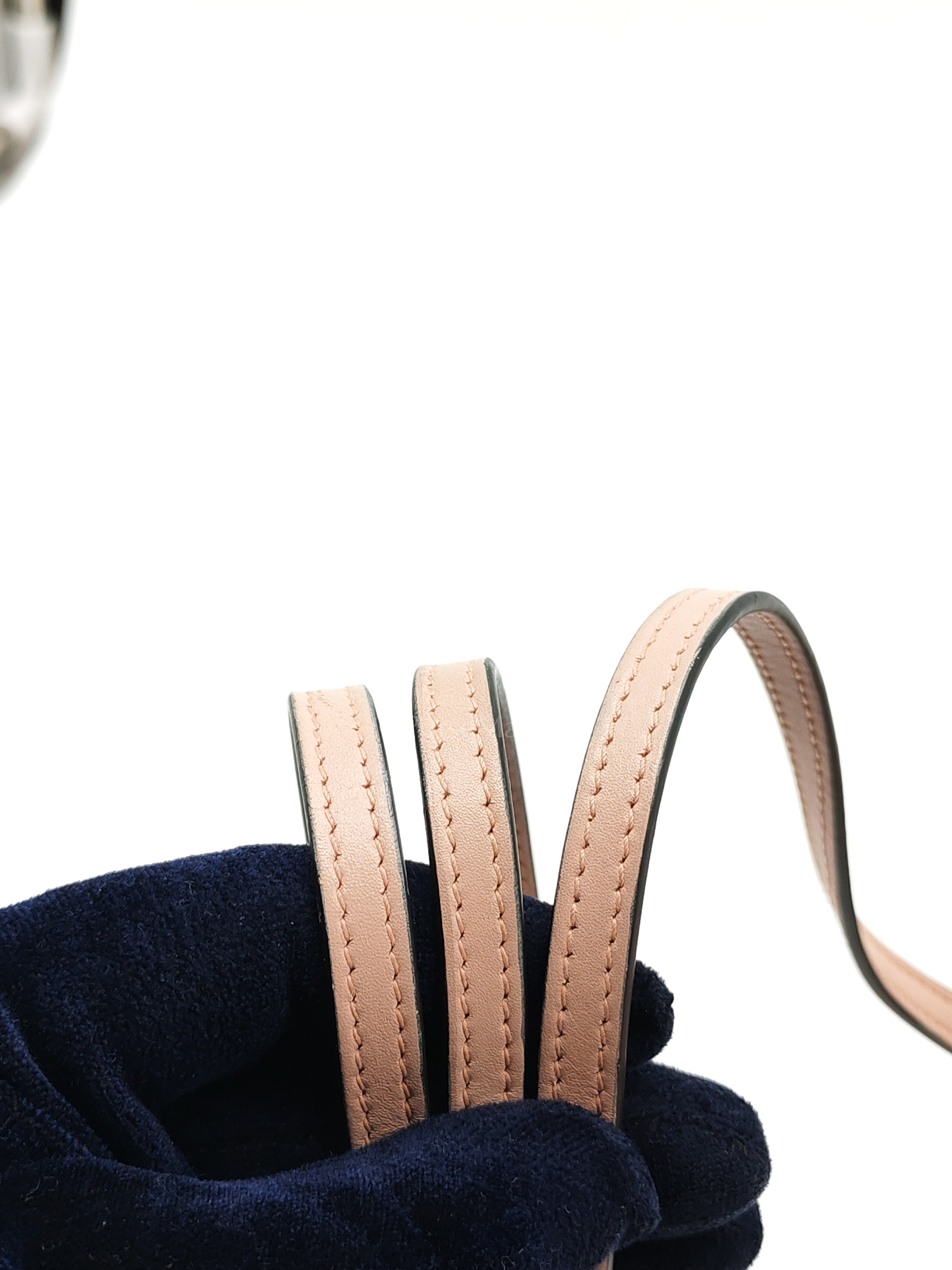 Double Pouch Shoulder Bag in Blush Pink Marmont Matellase Leather & Gold Hardware | Purse Maison Luxury Bags Shop