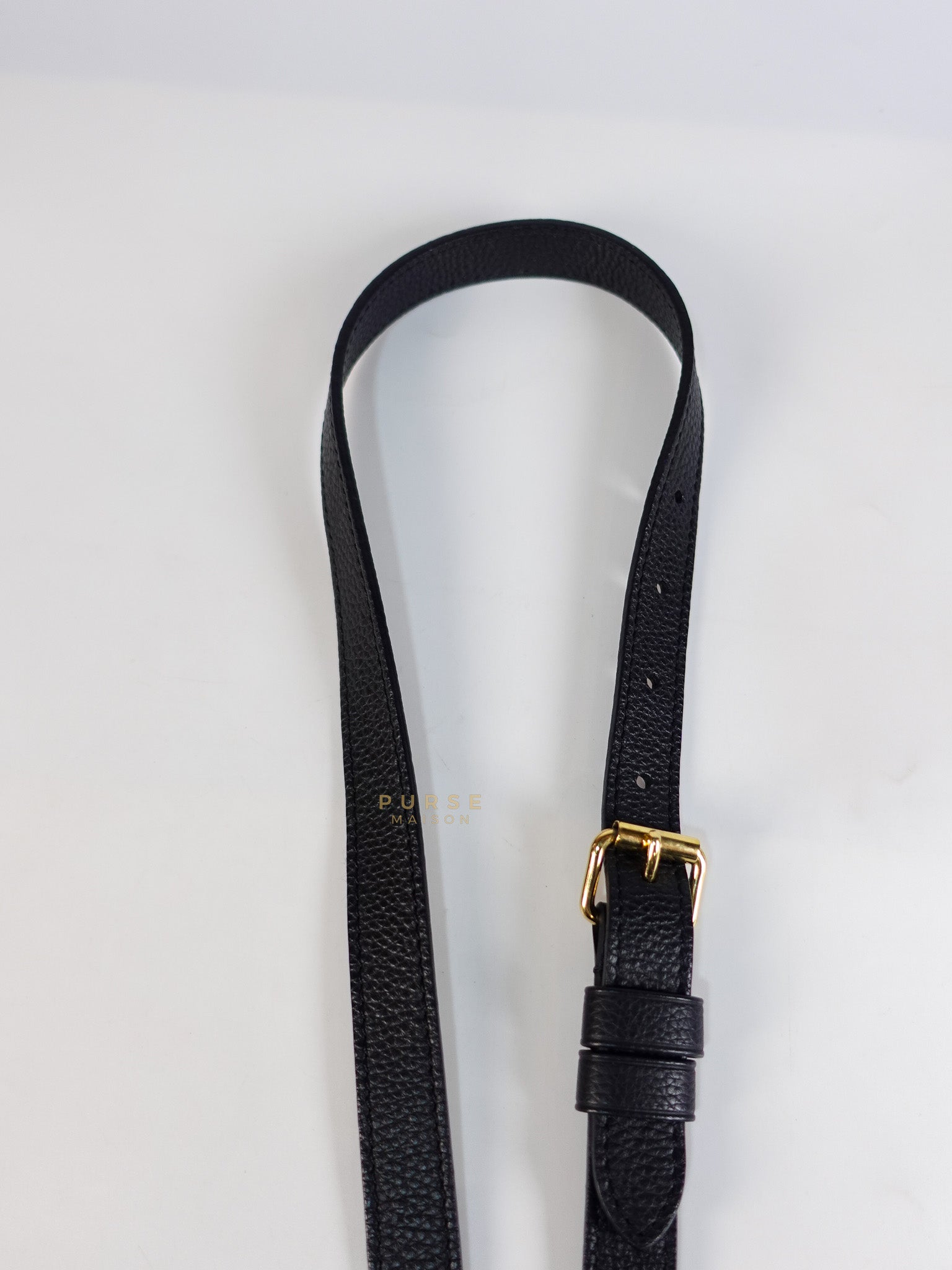 Double V Satchel Medium in Dark Navy Blue Monogram and Black Canvas (Date code: TR3108) | Purse Maison Luxury Bags Shop