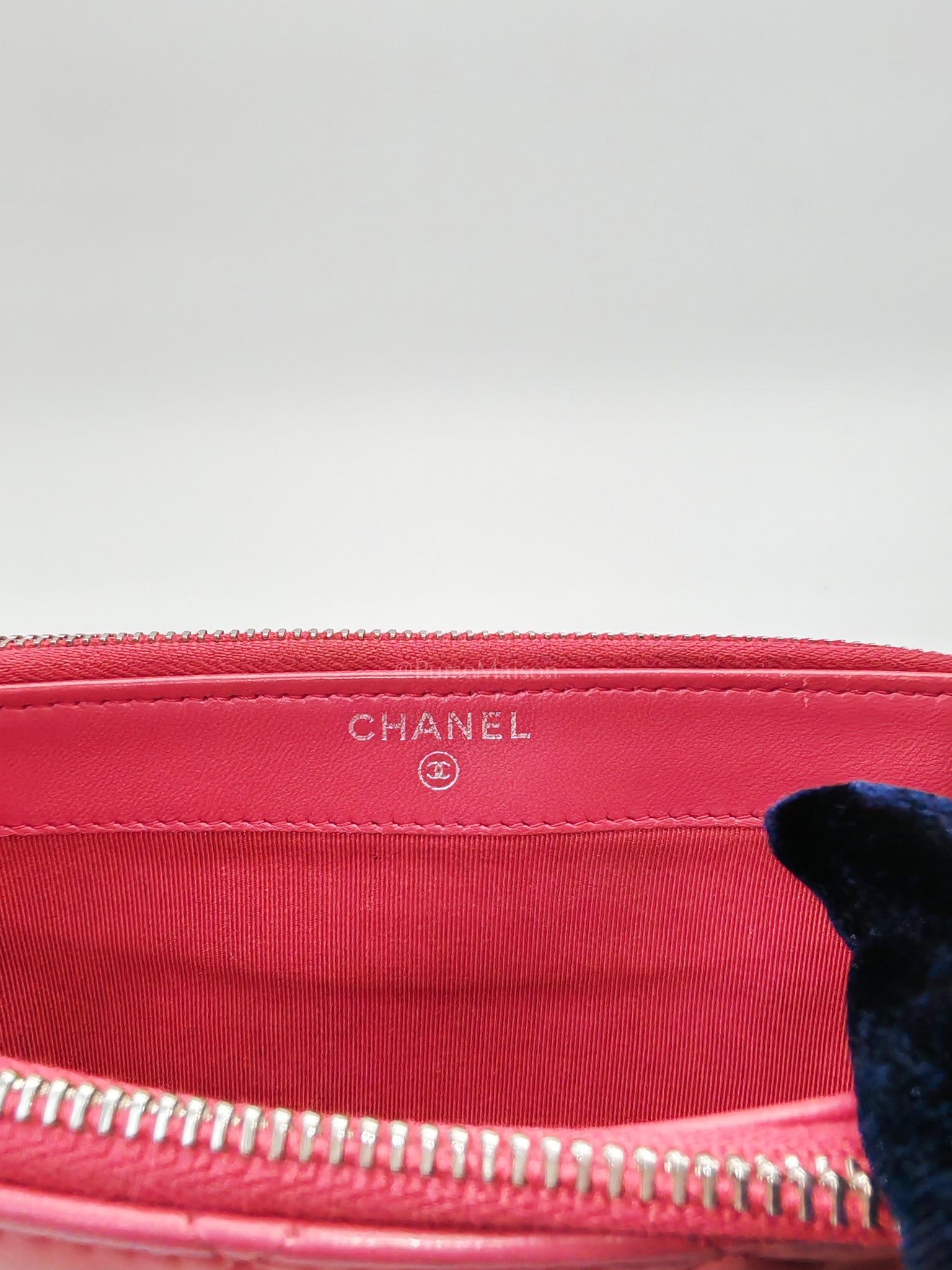 Double Zip in Rose Pink Clutch Chain Bag and Silver Hardware Series 26 | Purse Maison Luxury Bags Shop