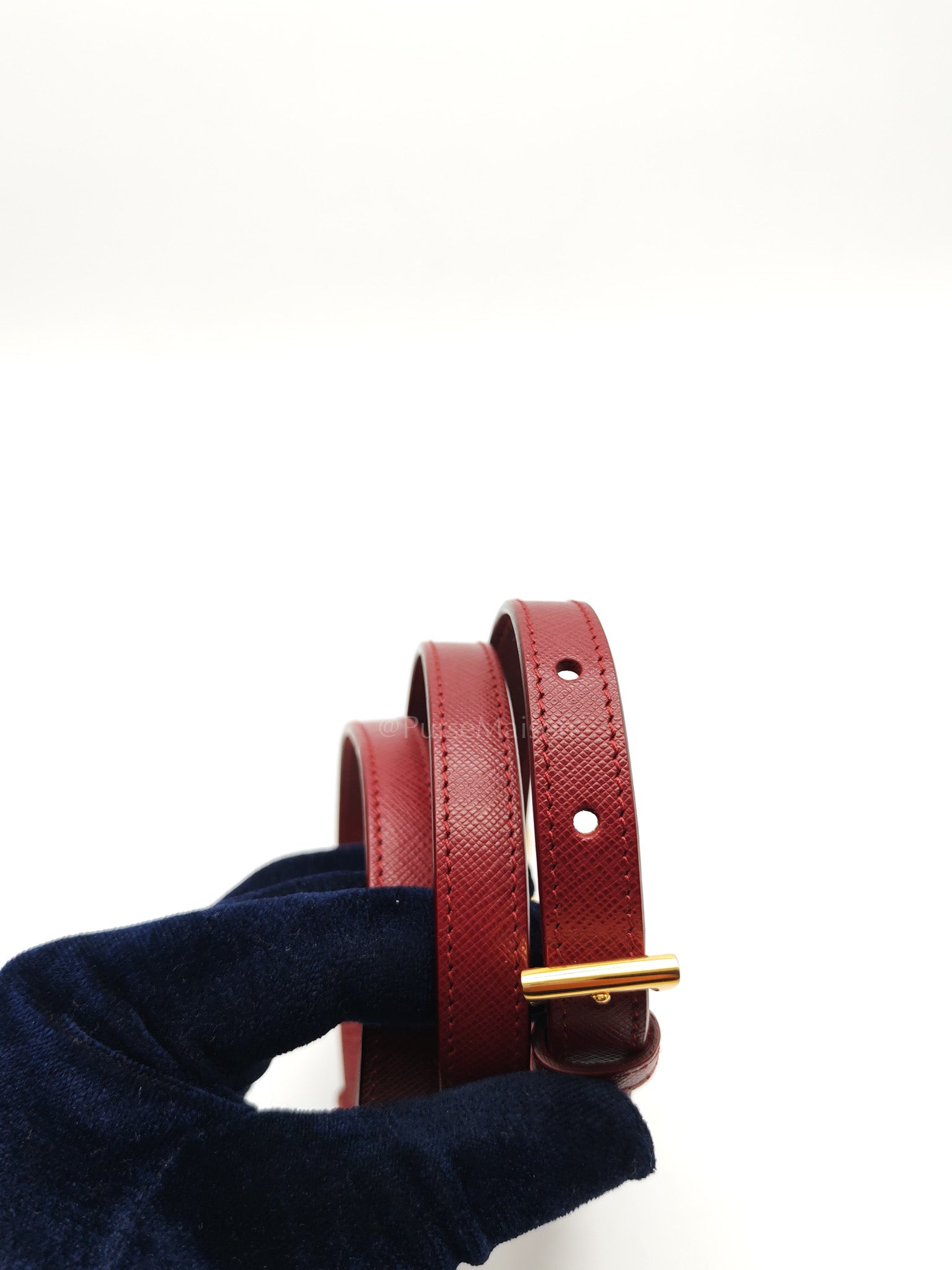 Double Zip Tote in Bi-color Saffiano Lux Cerise and Fuoco | Purse Maison Luxury Bags Shop