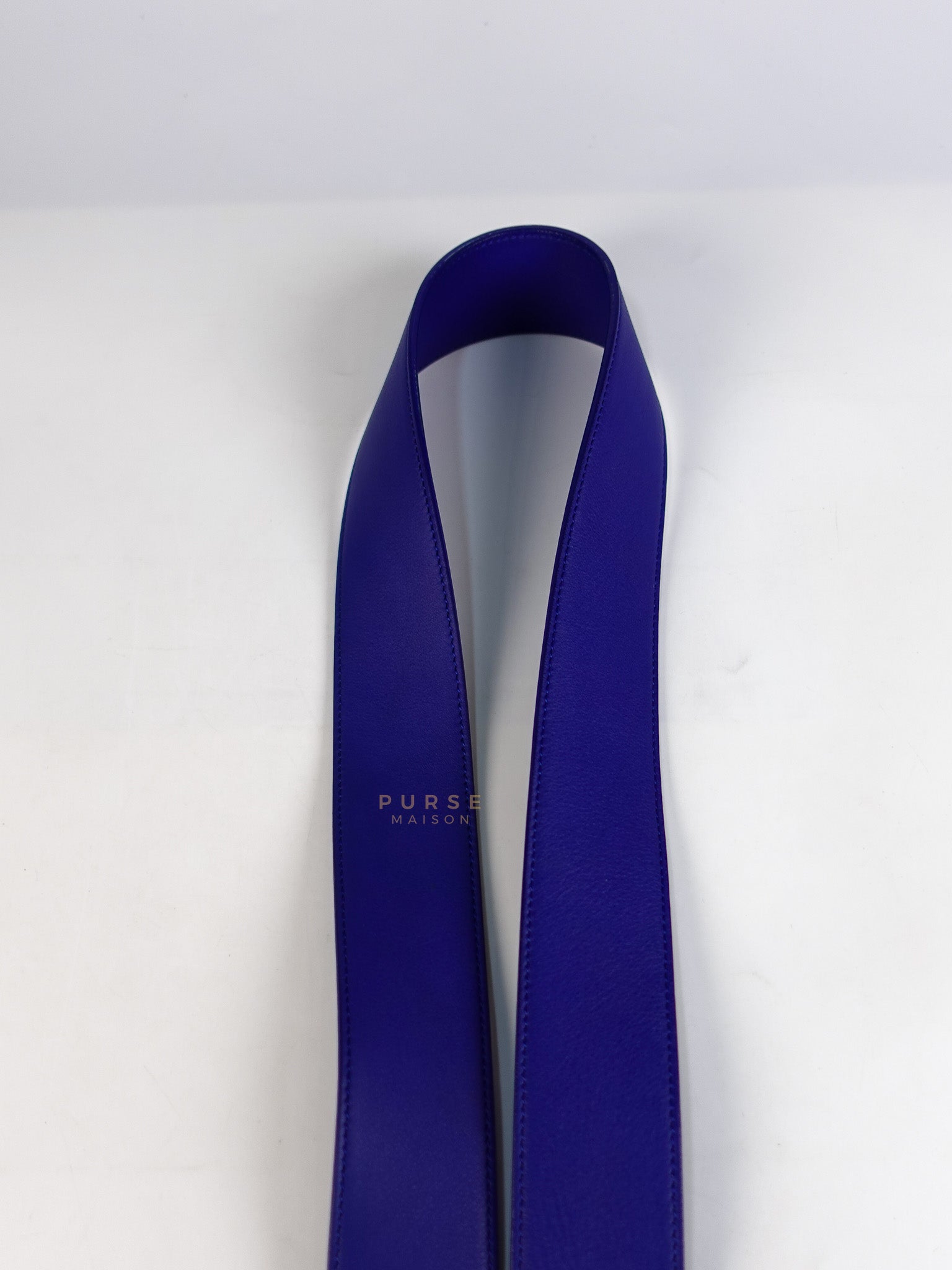 Downtown Cabas Bag Small in Vibrant Blue Leather and Suede | Purse Maison Luxury Bags Shop