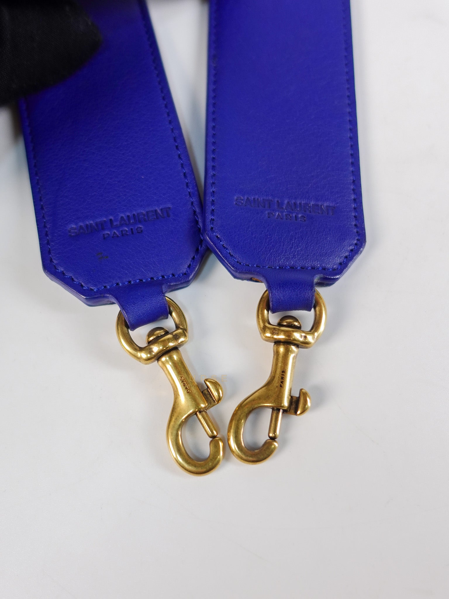 Downtown Cabas Bag Small in Vibrant Blue Leather and Suede | Purse Maison Luxury Bags Shop