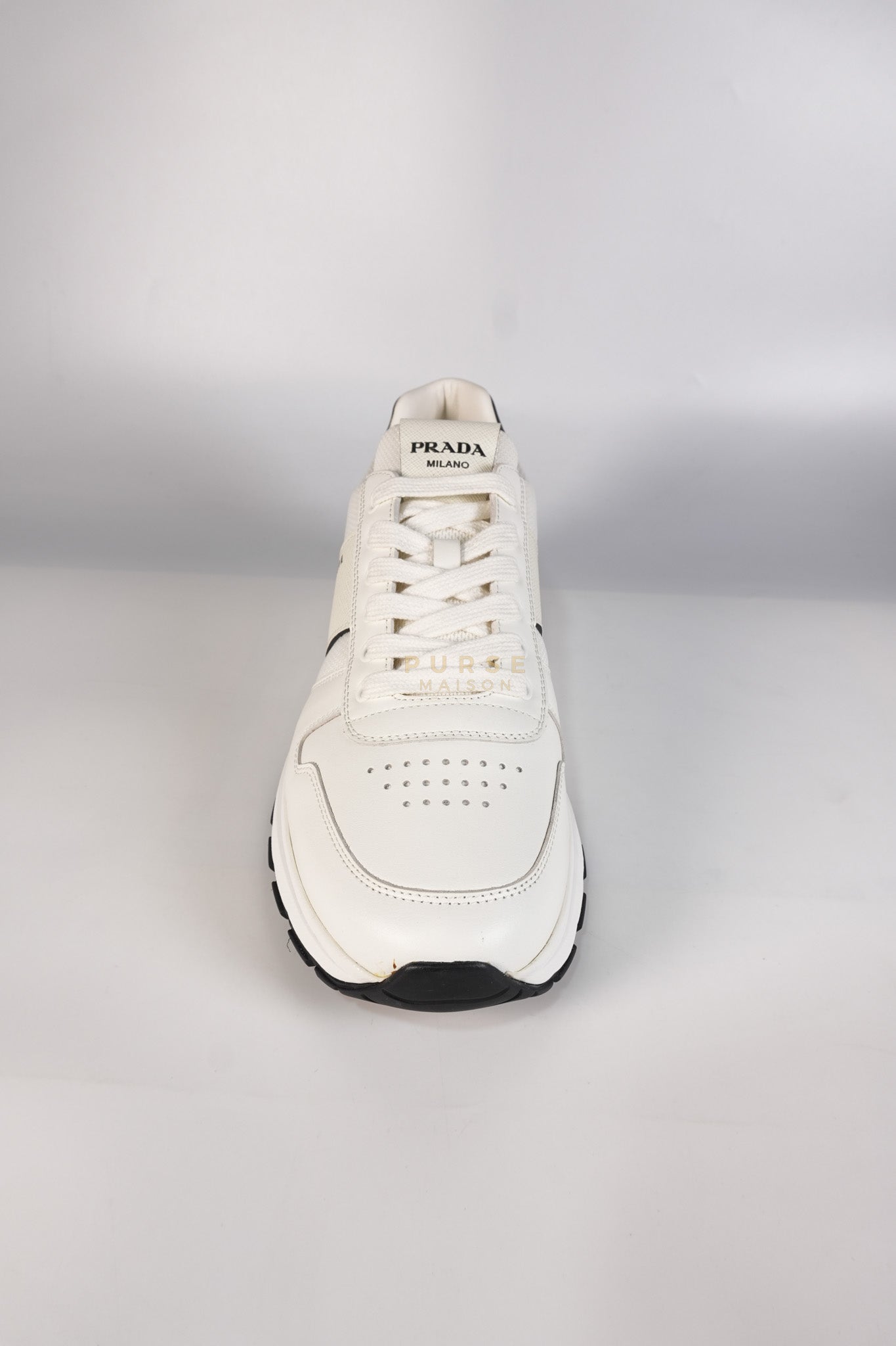 Downtown Prax 01 White/Black Sneakers Size 8 US (26cm) | Purse Maison Luxury Bags Shop