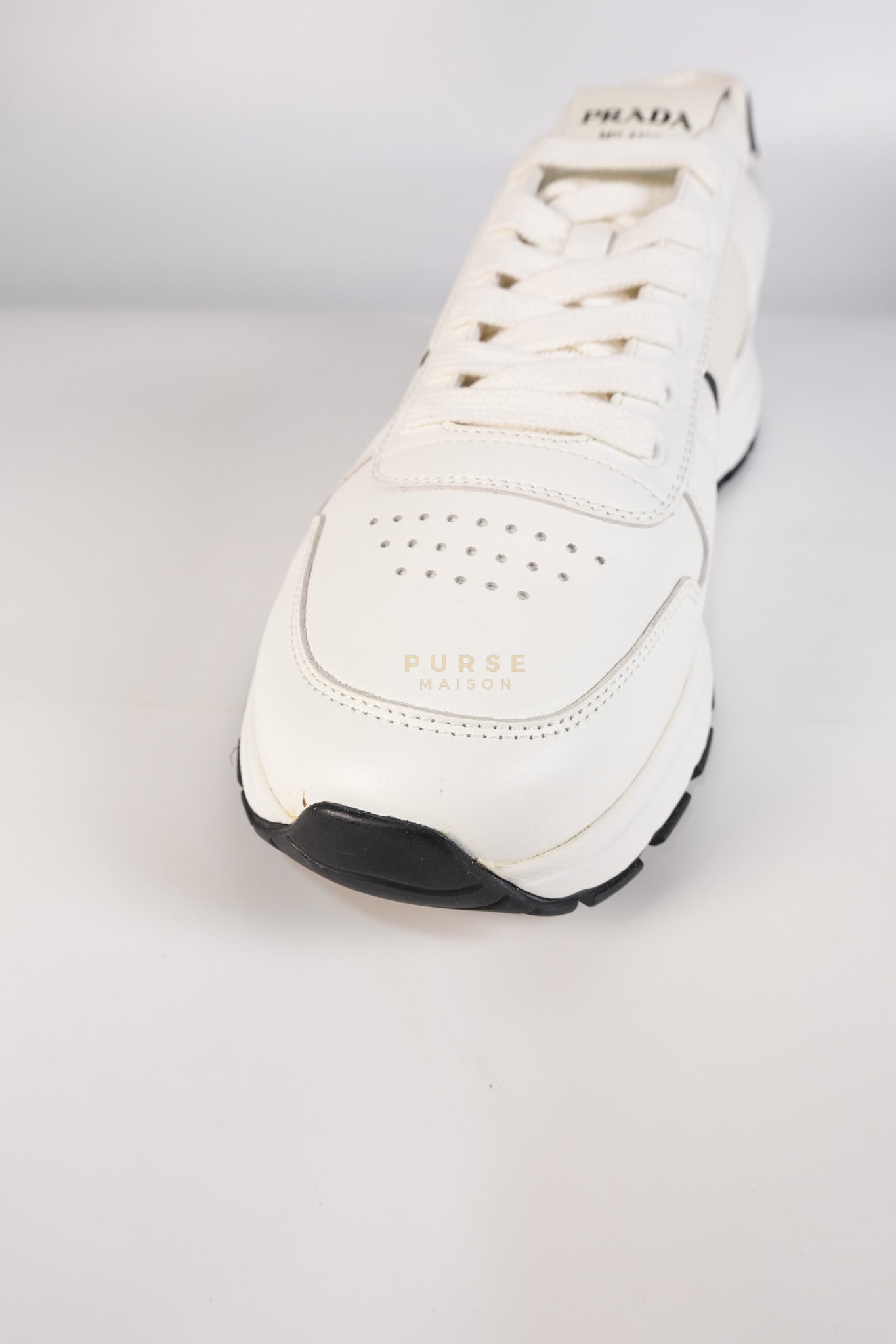 Downtown Prax 01 White/Black Sneakers Size 8 US (26cm) | Purse Maison Luxury Bags Shop