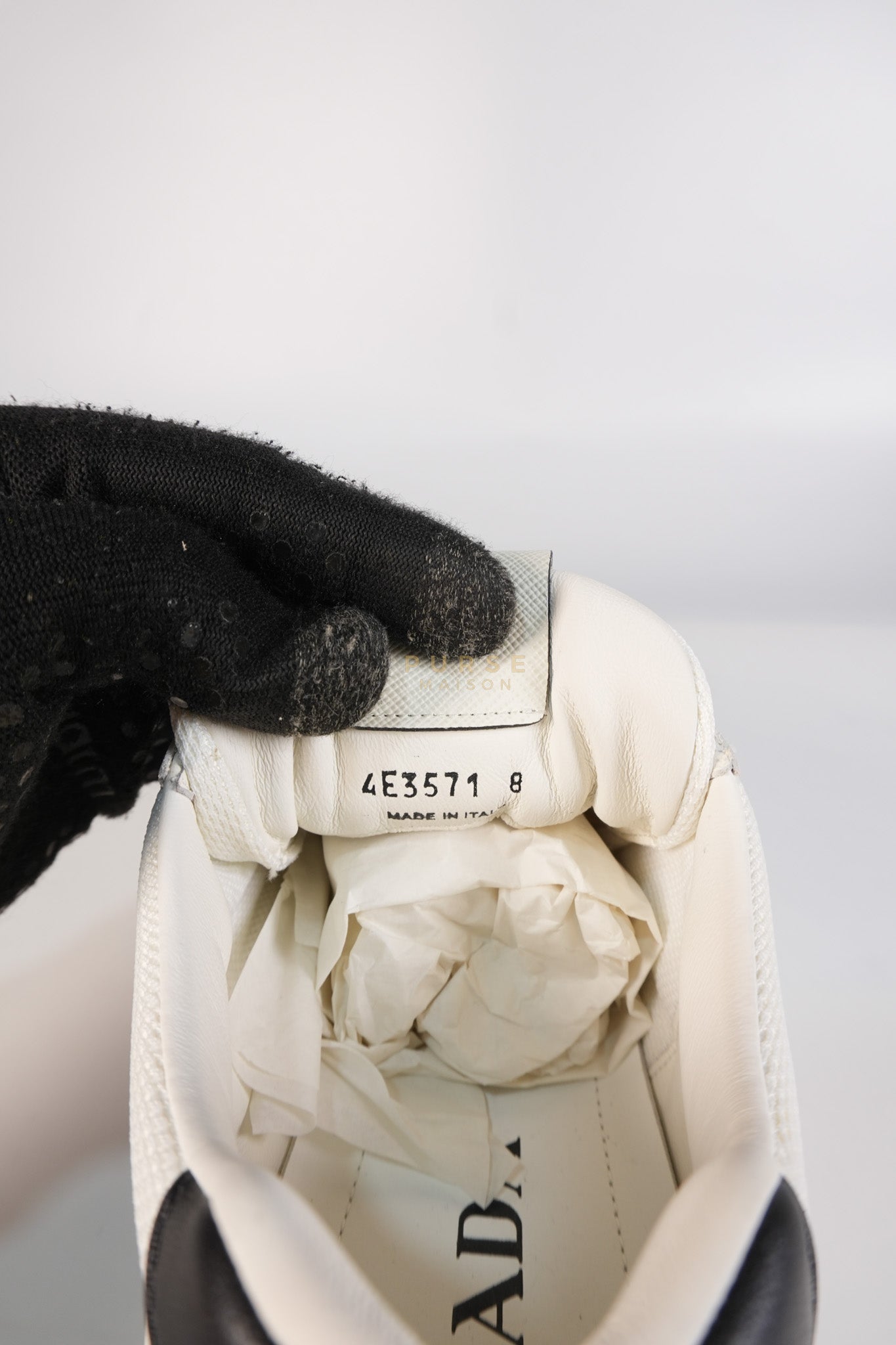 Downtown Prax 01 White/Black Sneakers Size 8 US (26cm) | Purse Maison Luxury Bags Shop