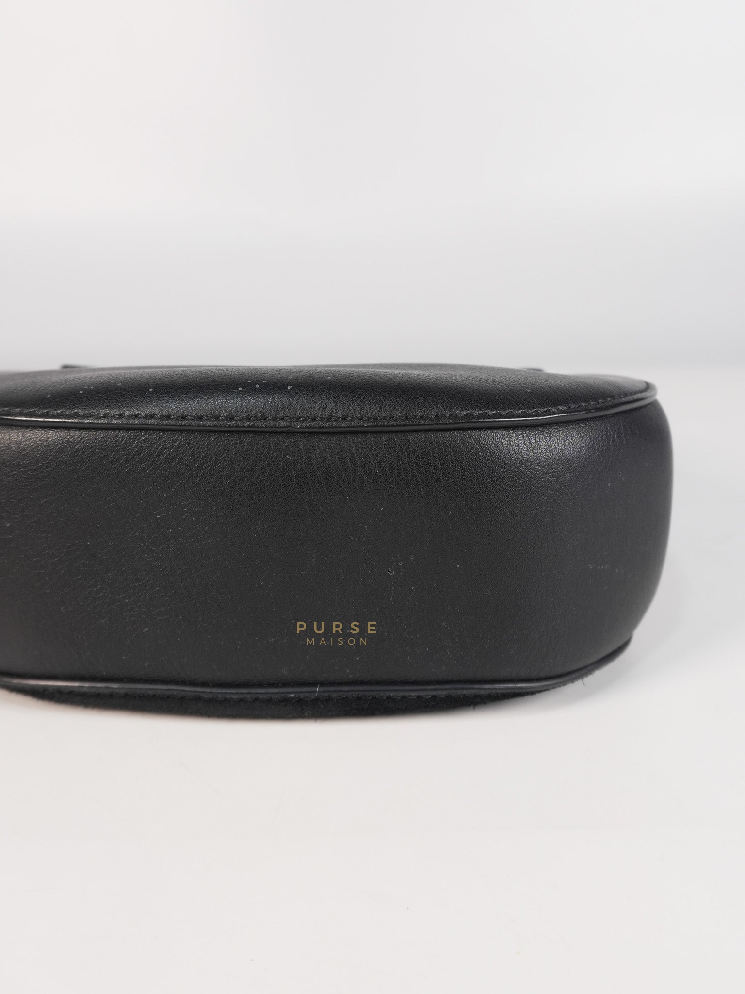 Drew Shoulder Bag in Black Gold Hardware | Purse Maison Luxury Bags Shop