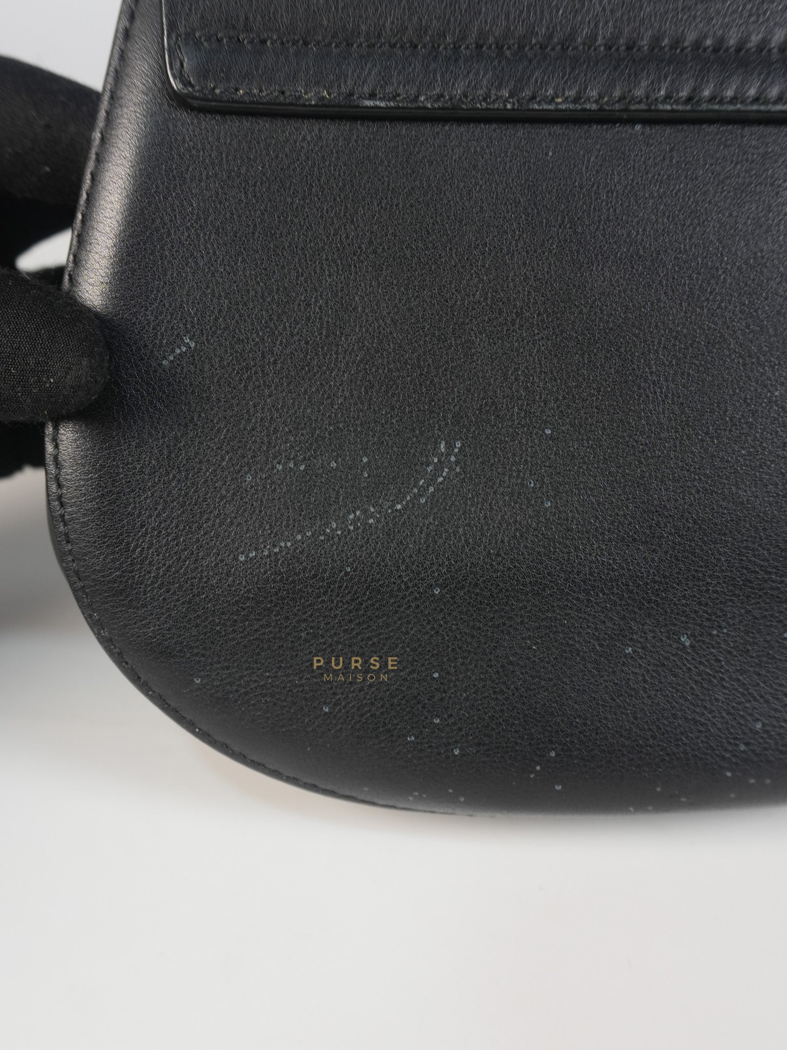 Drew Shoulder Bag in Black Gold Hardware | Purse Maison Luxury Bags Shop