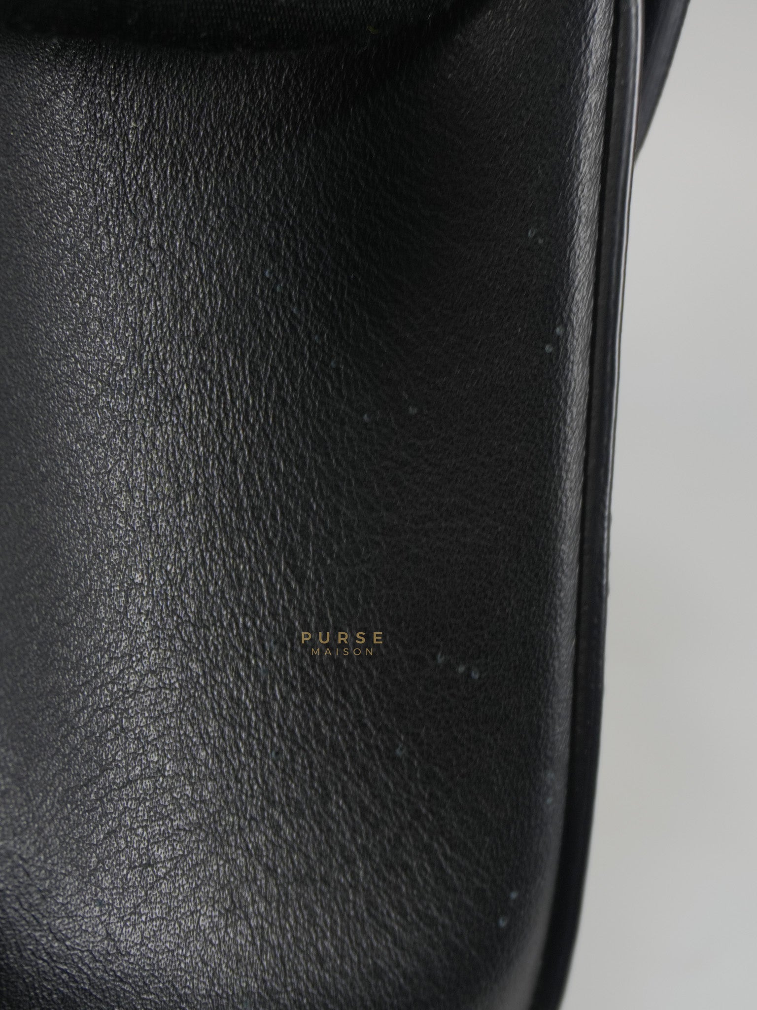 Drew Shoulder Bag in Black Gold Hardware | Purse Maison Luxury Bags Shop