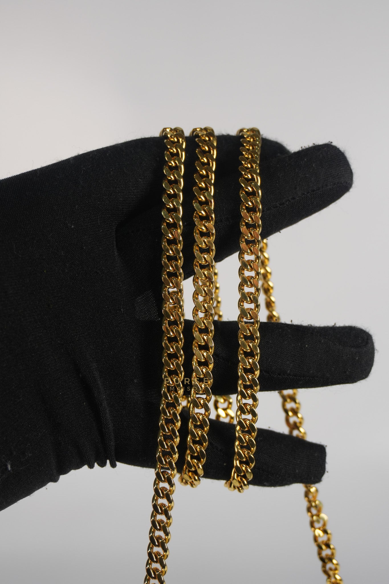 Drew Shoulder Bag in Black Gold Hardware | Purse Maison Luxury Bags Shop