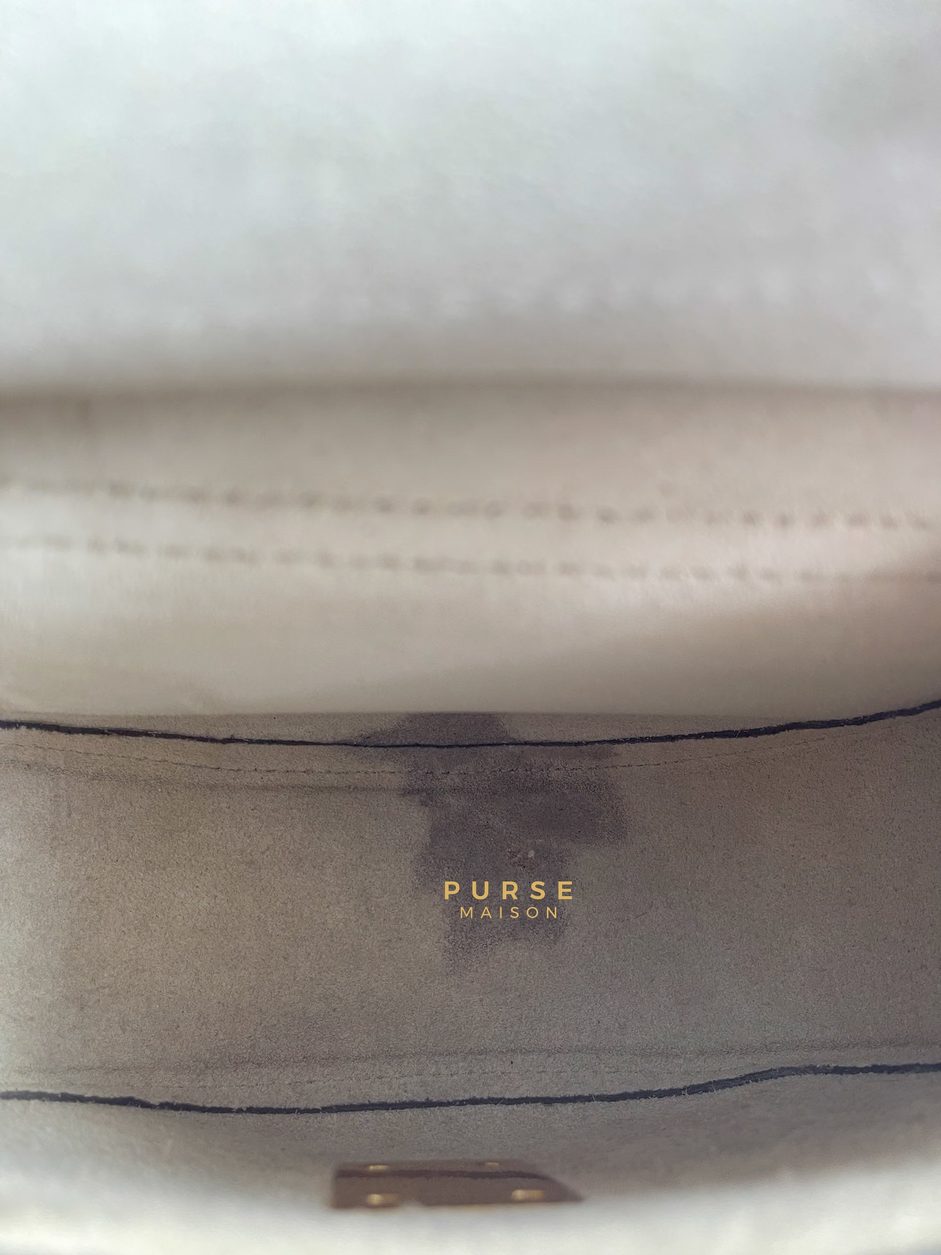 Drew Small Grey Chain Crossbody Bag | Purse Maison Luxury Bags Shop