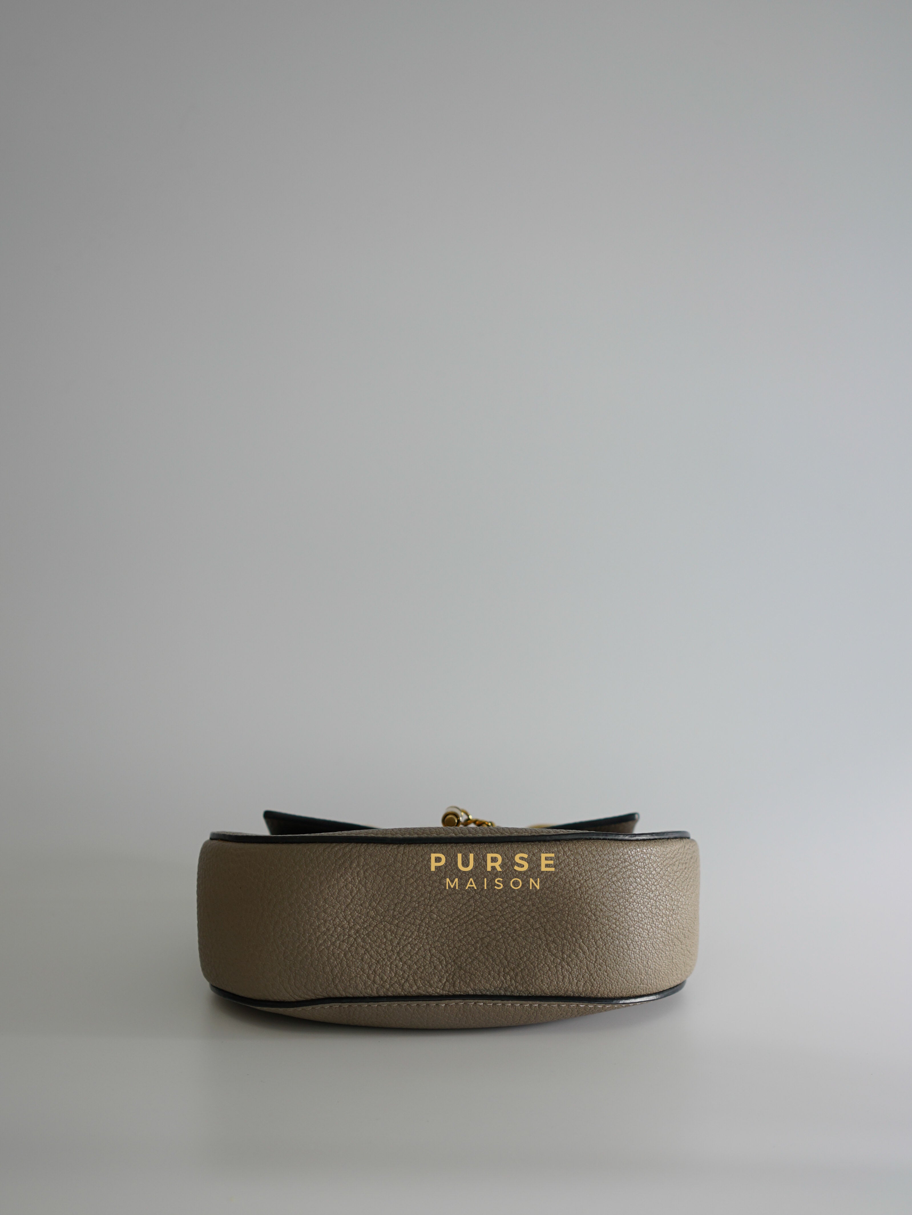 Drew Small Grey Chain Crossbody Bag | Purse Maison Luxury Bags Shop