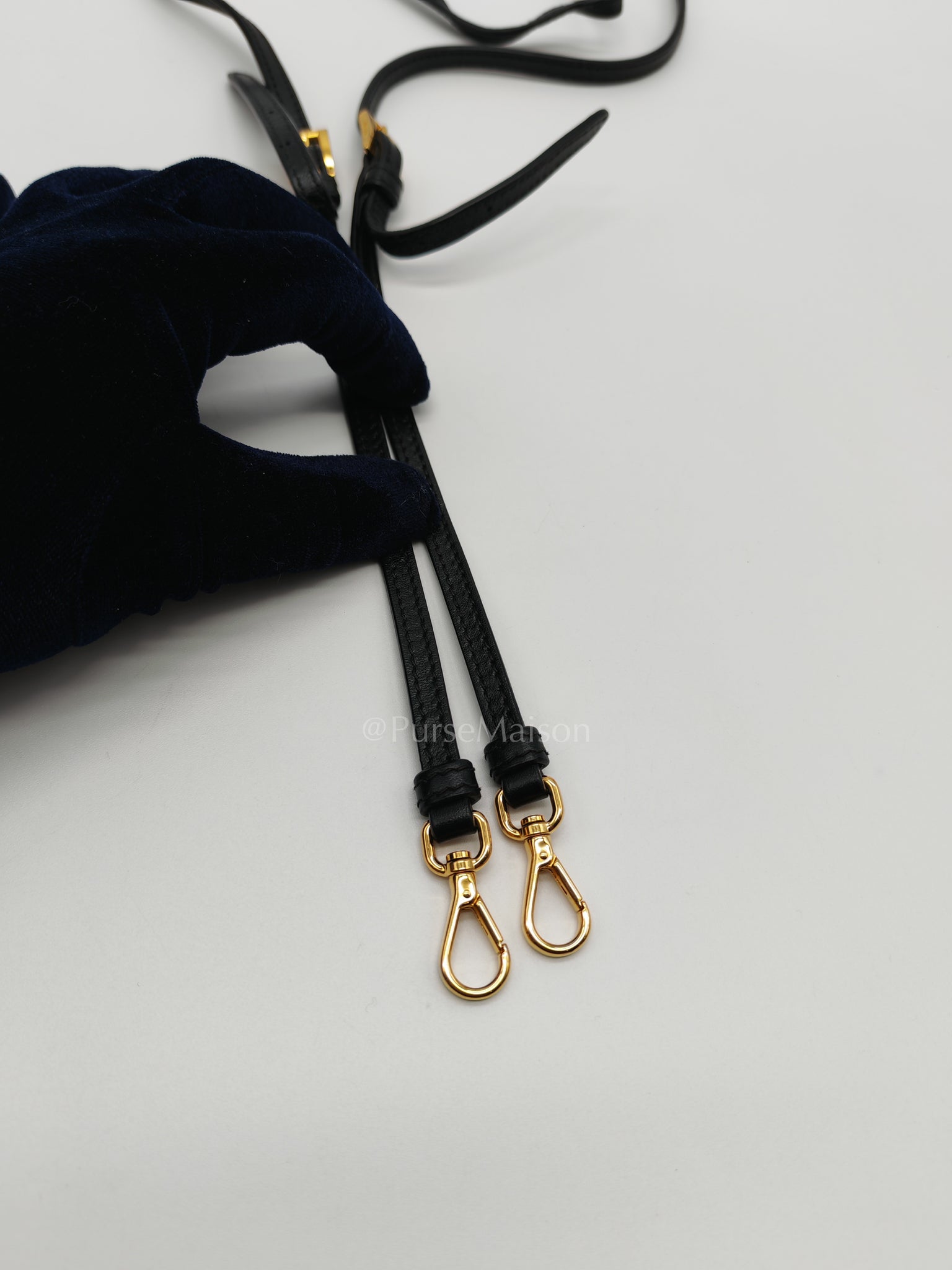 Duet Bucket Bag in Black Smooth Calfskin Leather Crossbody Bag | Purse Maison Luxury Bags Shop