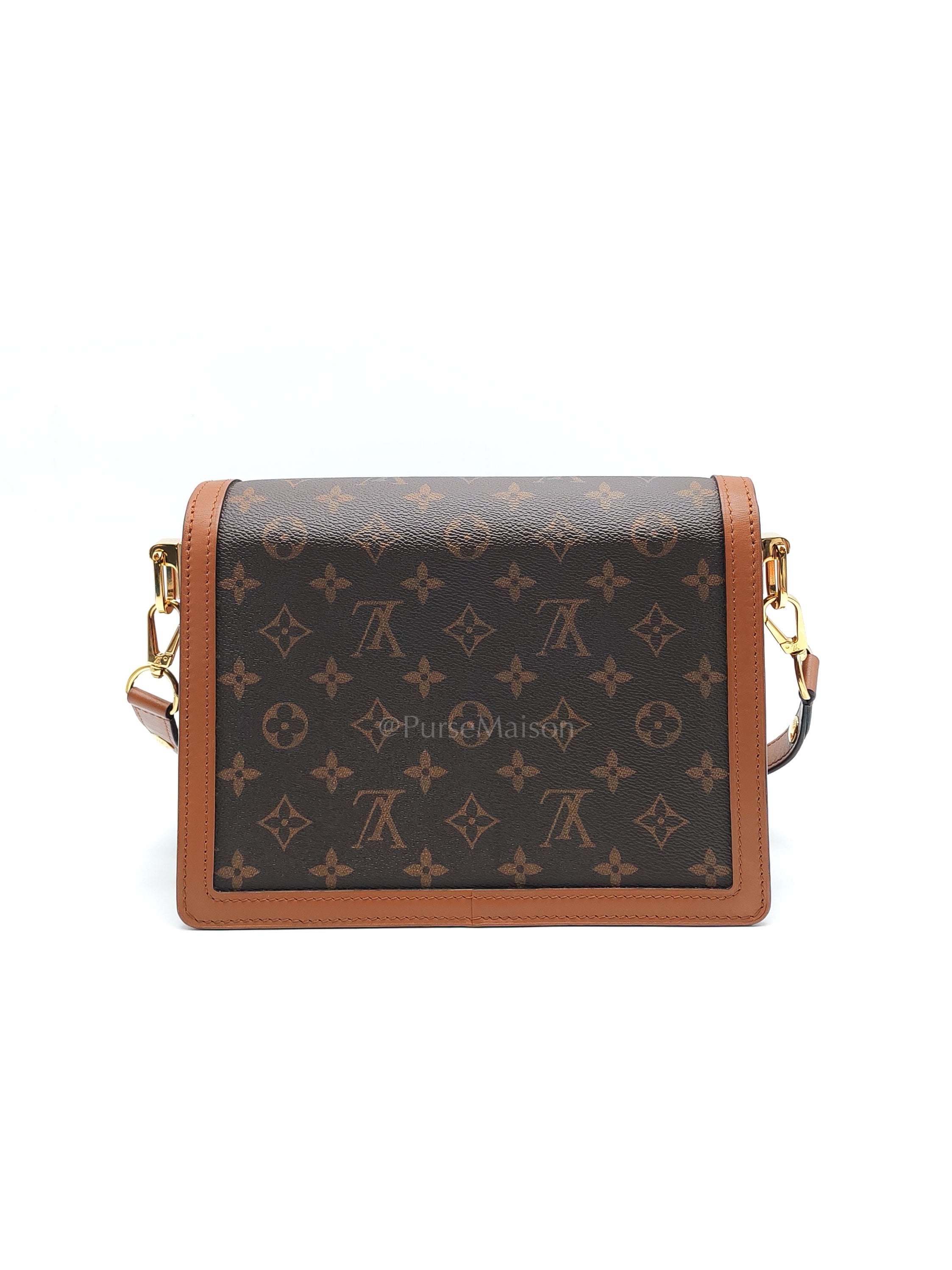 Duphine Shoulder Bag in Monogram Reverse Canvas & Gold Hardware (Datecode: CA0179) | Purse Maison Luxury Bags Shop