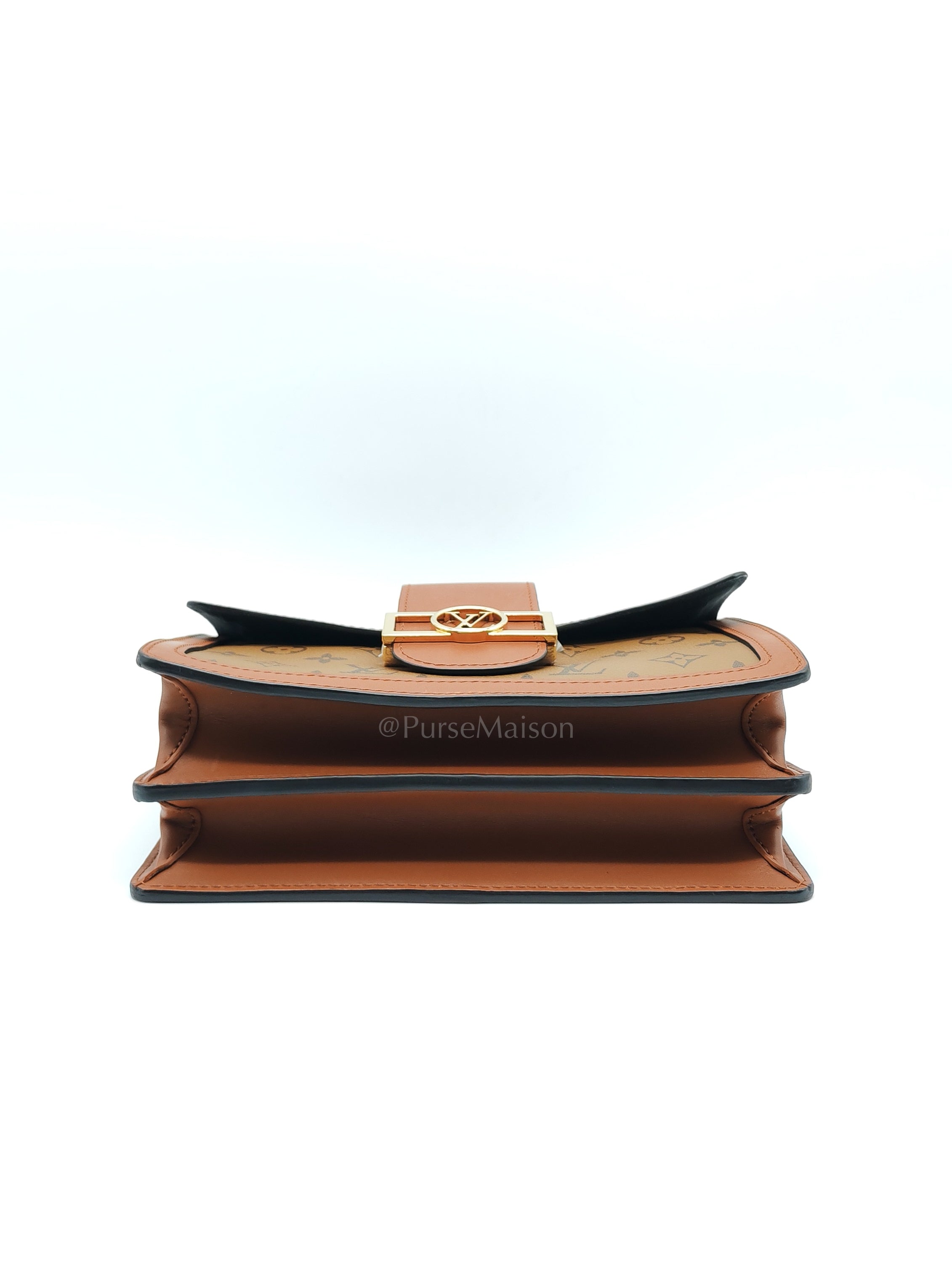 Duphine Shoulder Bag in Monogram Reverse Canvas & Gold Hardware (Datecode: CA0179) | Purse Maison Luxury Bags Shop