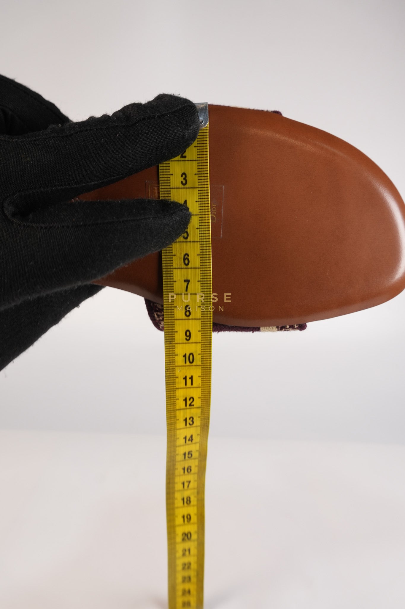 Dway Mules Slide Sandals in Burgundy Canvas Embroidered Size 38 EU(25cm) | Purse Maison Luxury Bags Shop