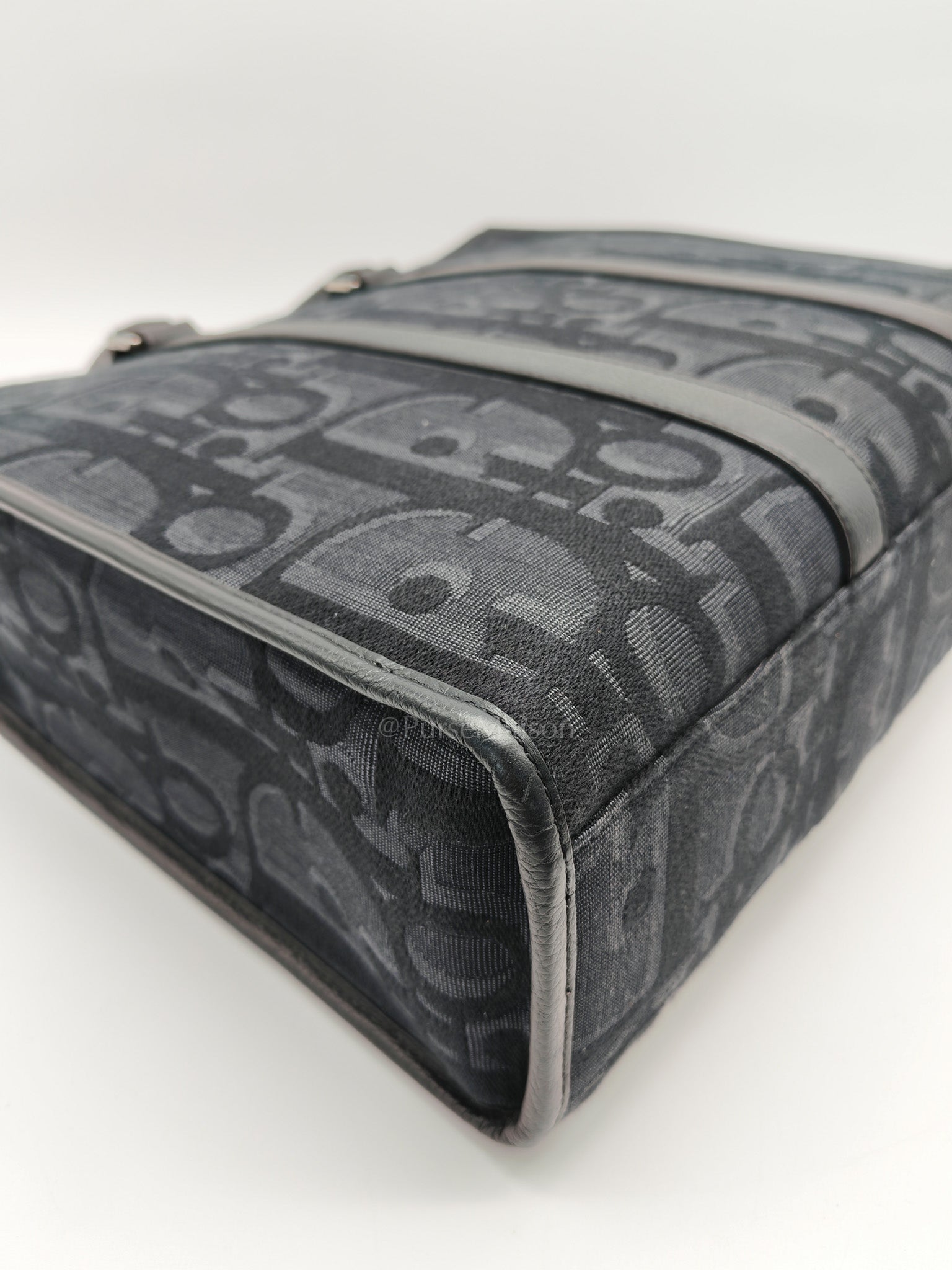 East West Tote Bag in Black Blue Dior Oblique Jacquard | Purse Maison Luxury Bags Shop