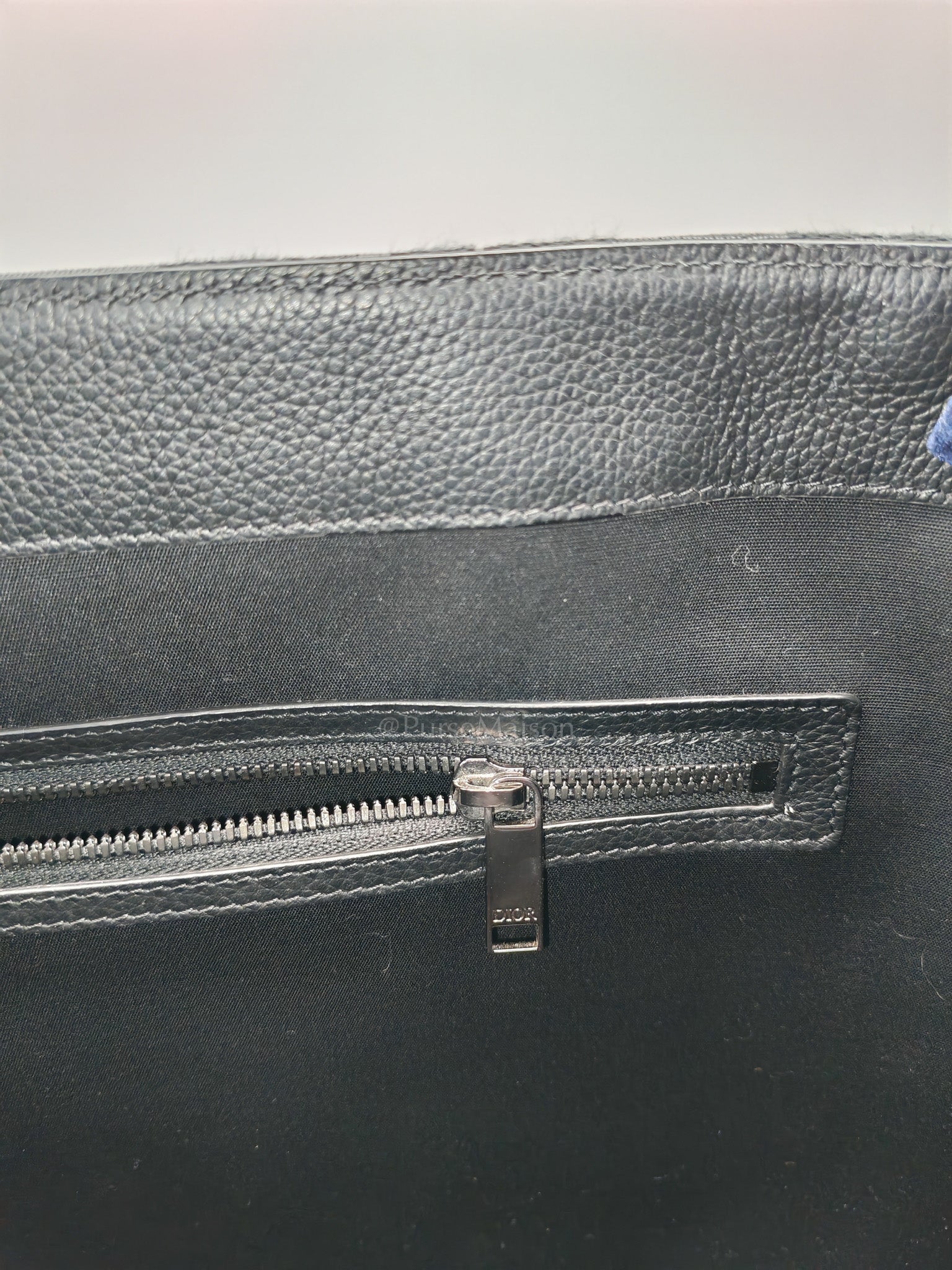 East West Tote Bag in Black Blue Dior Oblique Jacquard | Purse Maison Luxury Bags Shop