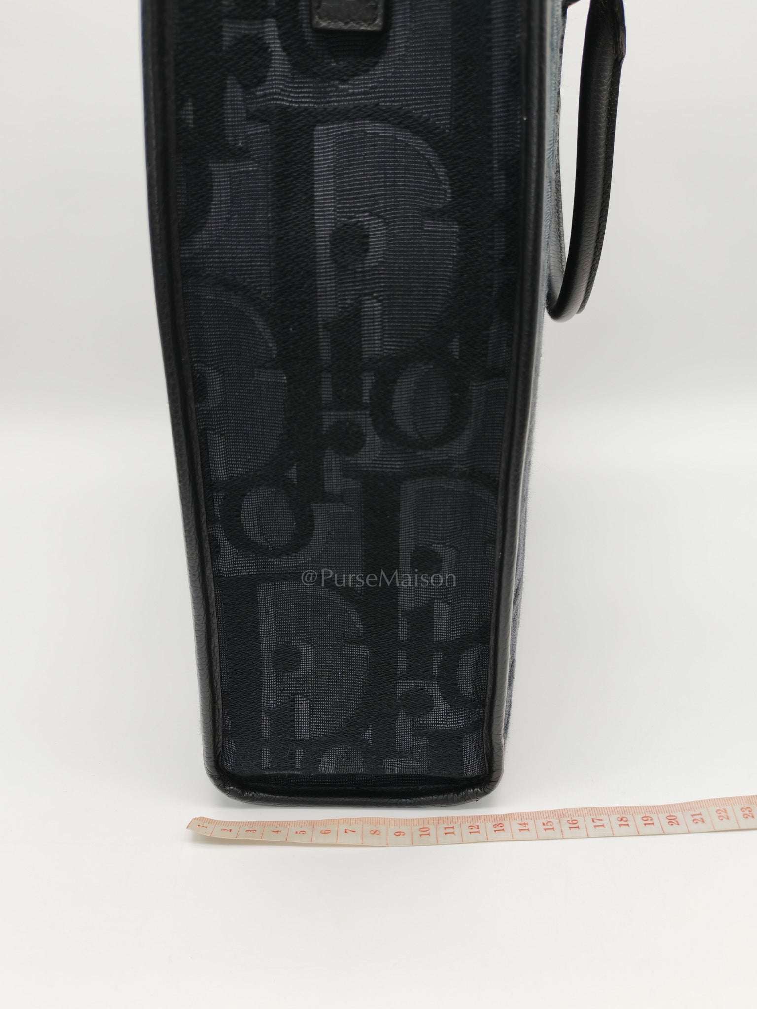 East West Tote Bag in Black Blue Dior Oblique Jacquard | Purse Maison Luxury Bags Shop