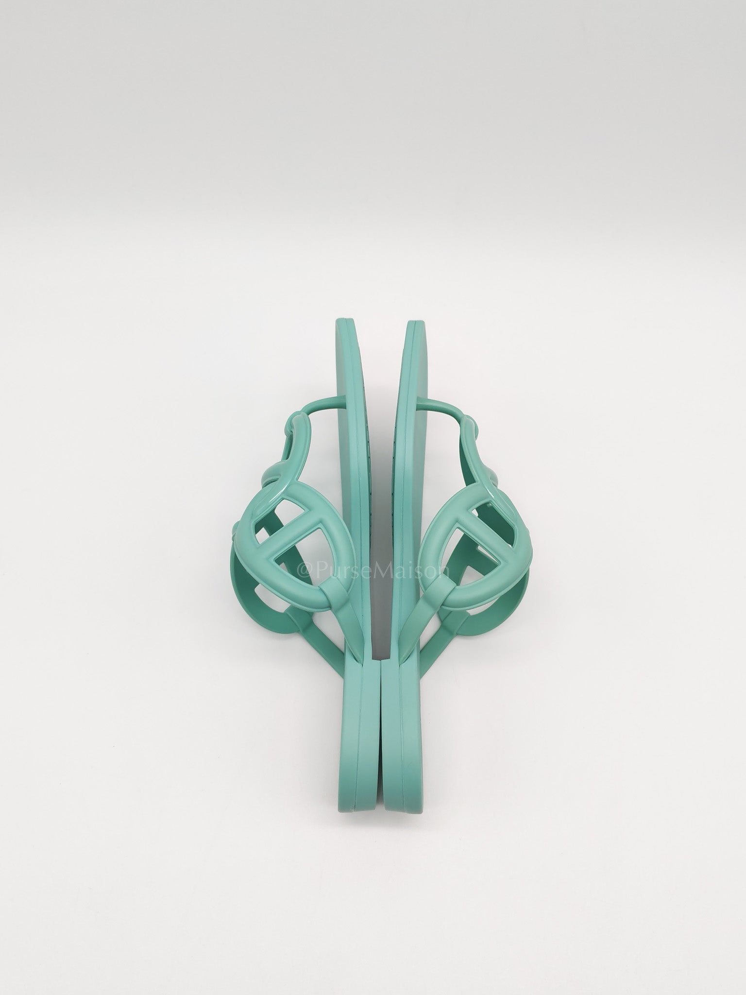 Egerie Beach Sandals in Vert Embrun Size 35 (22cm) | Purse Maison Luxury Bags Shop