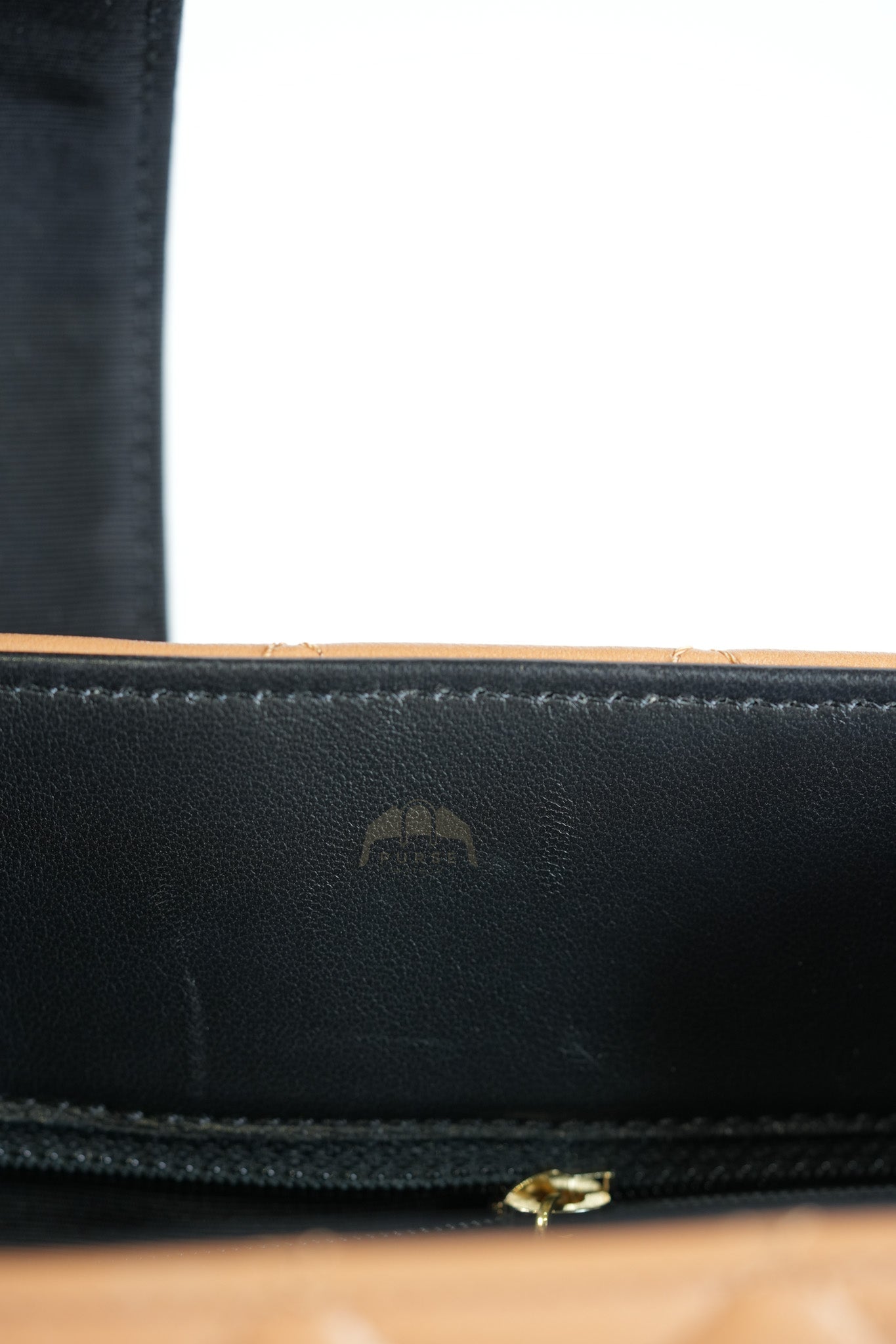 Elegant CC Tote Bag Medium in Beige Black Quilted Lambskin Leather Aged Gold Hardware(Series 23) | Purse Maison Luxury Bags Shop