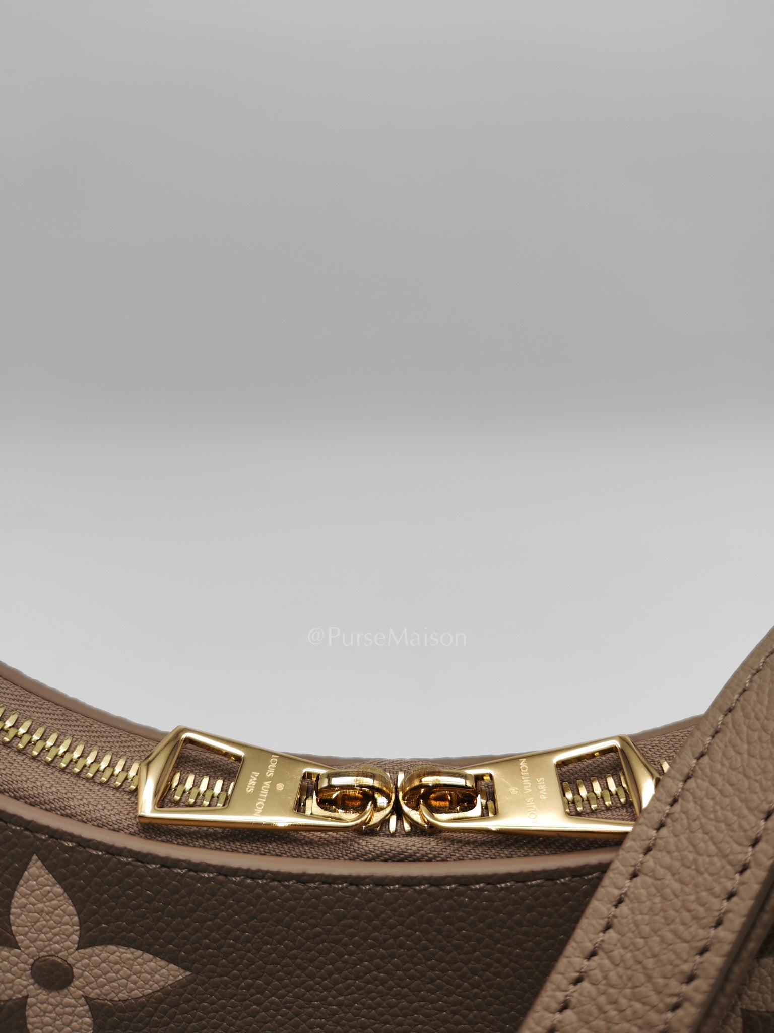 Louis Vuitton Bagatelle NM Monogram Empreinte Bicolor Two Way Bag Microchip