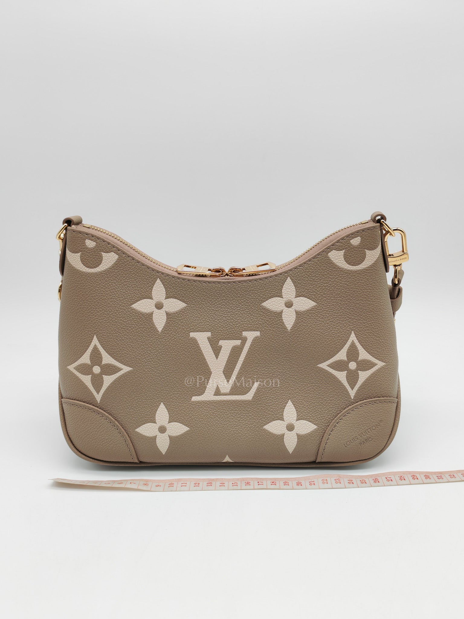 Louis Vuitton Bagatelle NM Monogram Empreinte Bicolor Two Way Bag Microchip